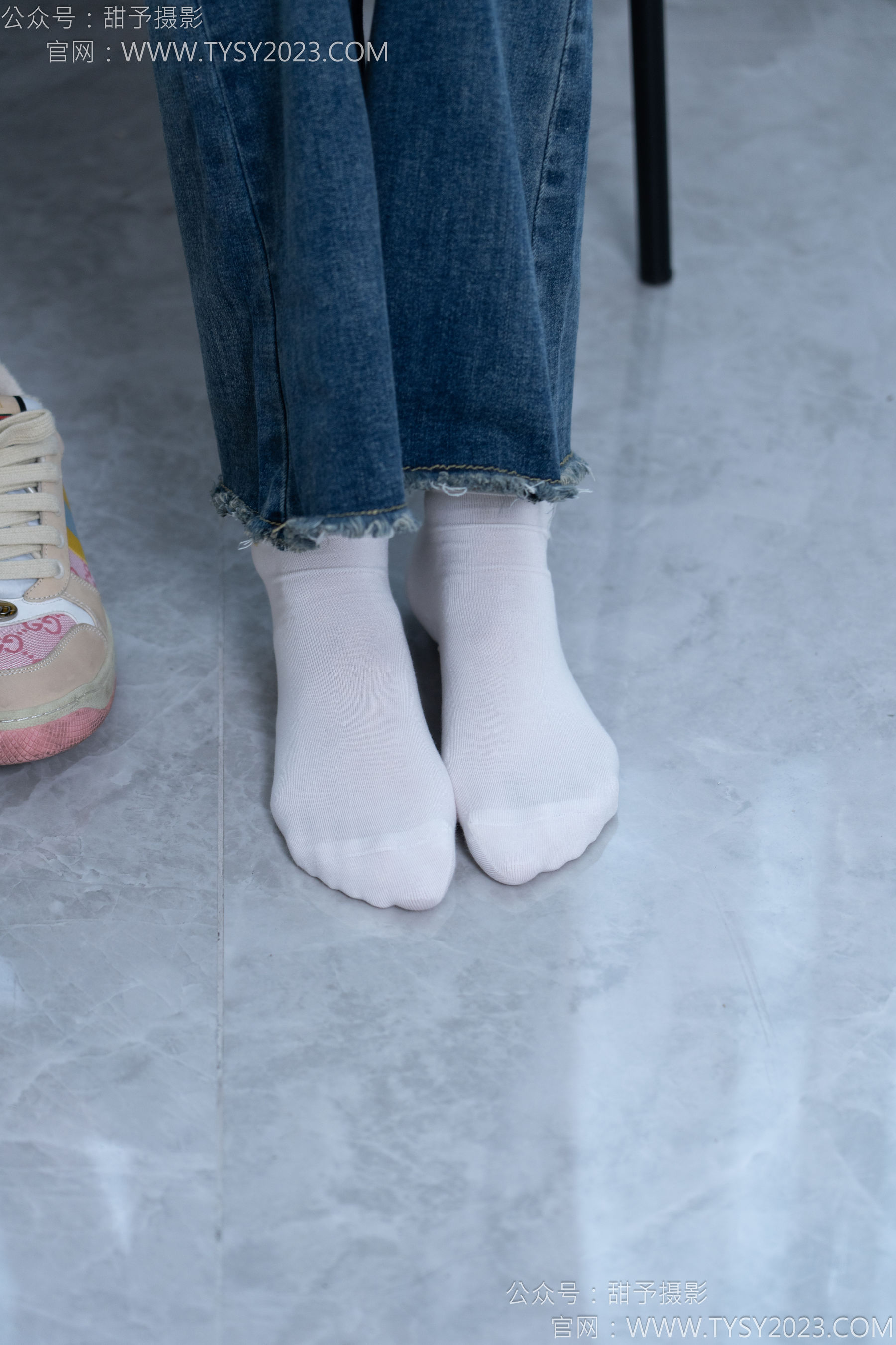 甜予摄影 No.170 珞珞 - 板鞋、白棉袜、裸足/(130P)