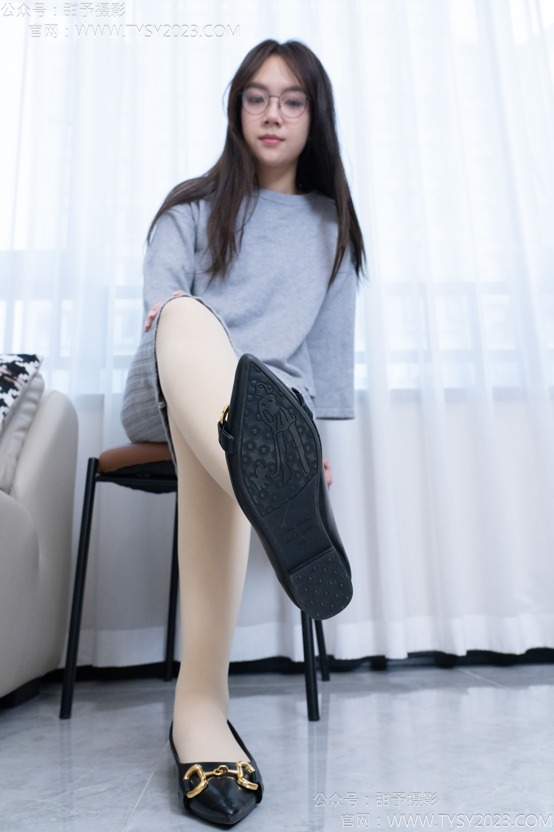 甜予摄影 No.174 贝壳 - 平底鞋、厚肉丝/(130P)