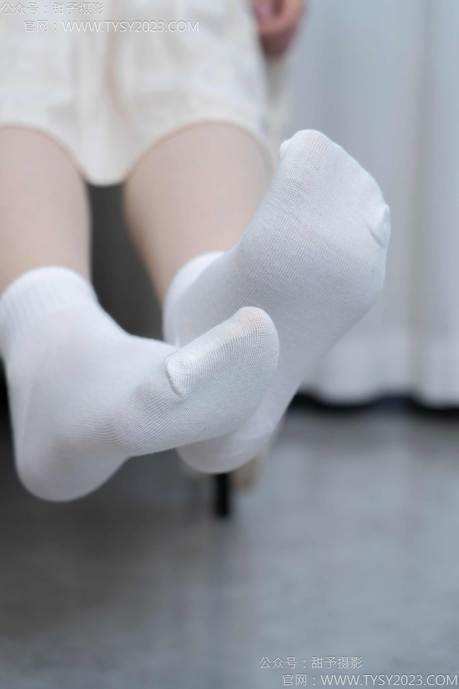 甜予摄影 No.173 小葵 - 棉鞋、白棉袜、薄肉丝/(135P)