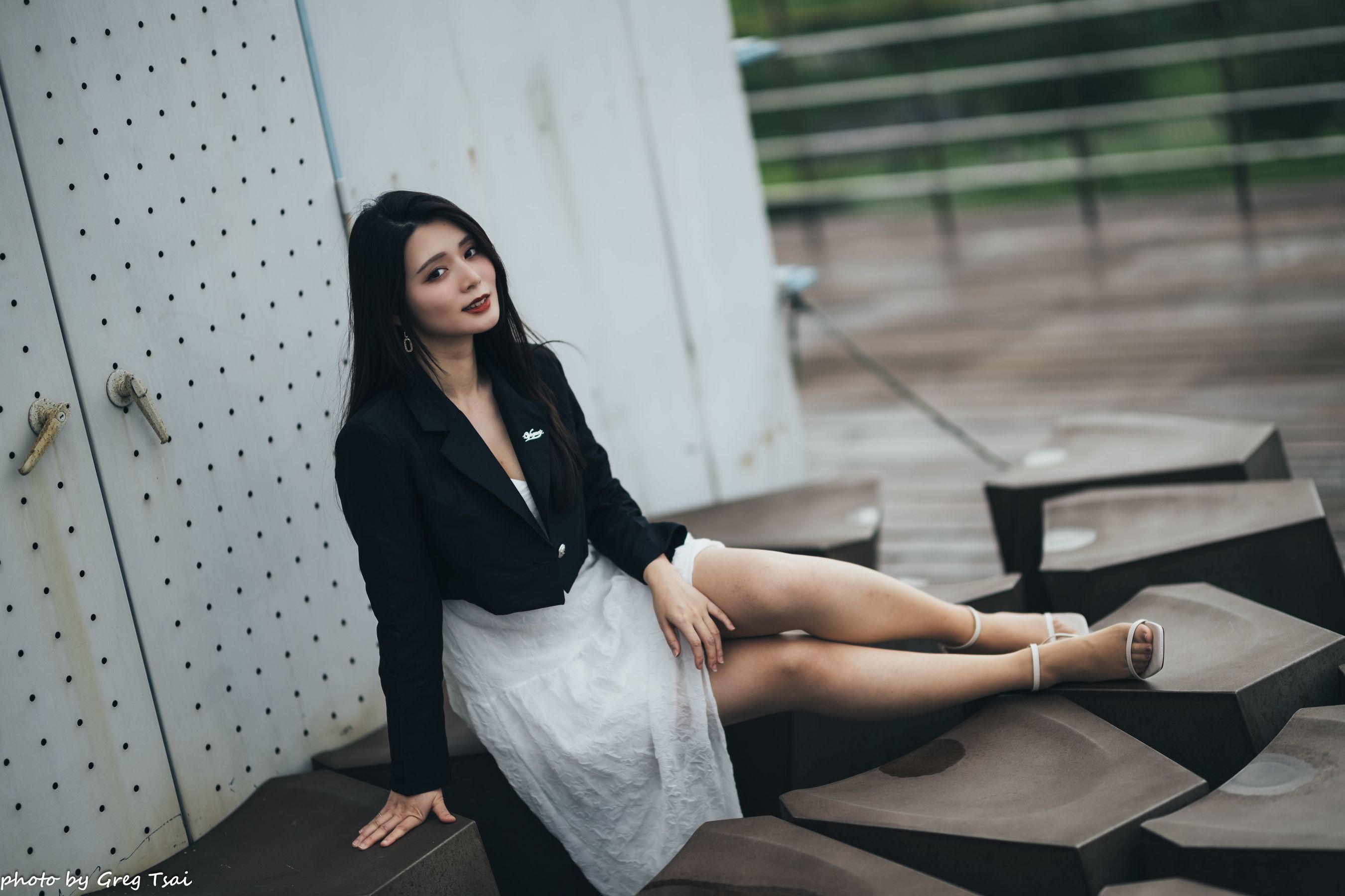 筱筱 - 天台连衣裙/(65P)