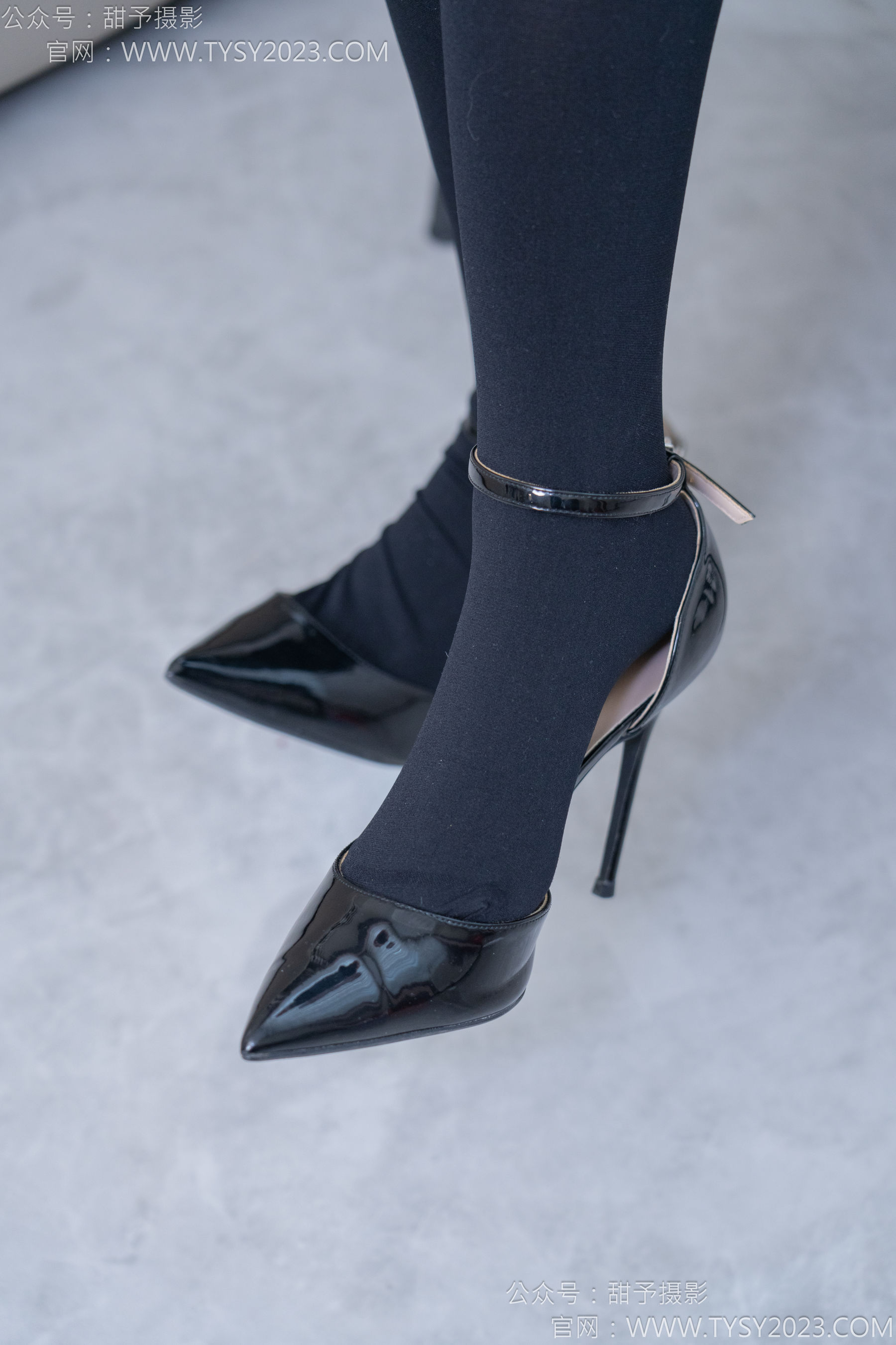 甜予摄影 No.187 知知 - 高跟鞋、厚黑丝/(127P)