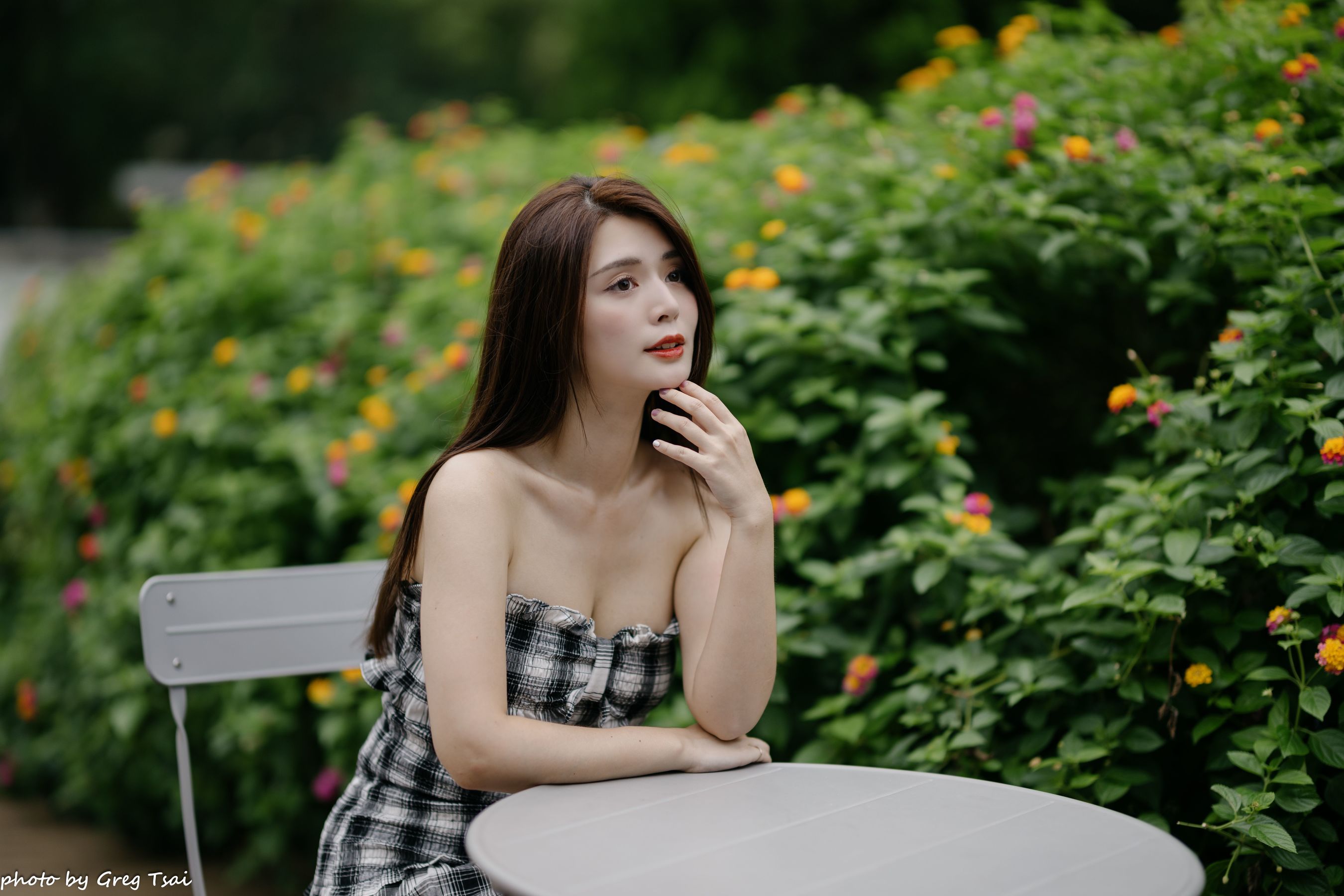 筱筱 - 桃园 格子裙/(119P)