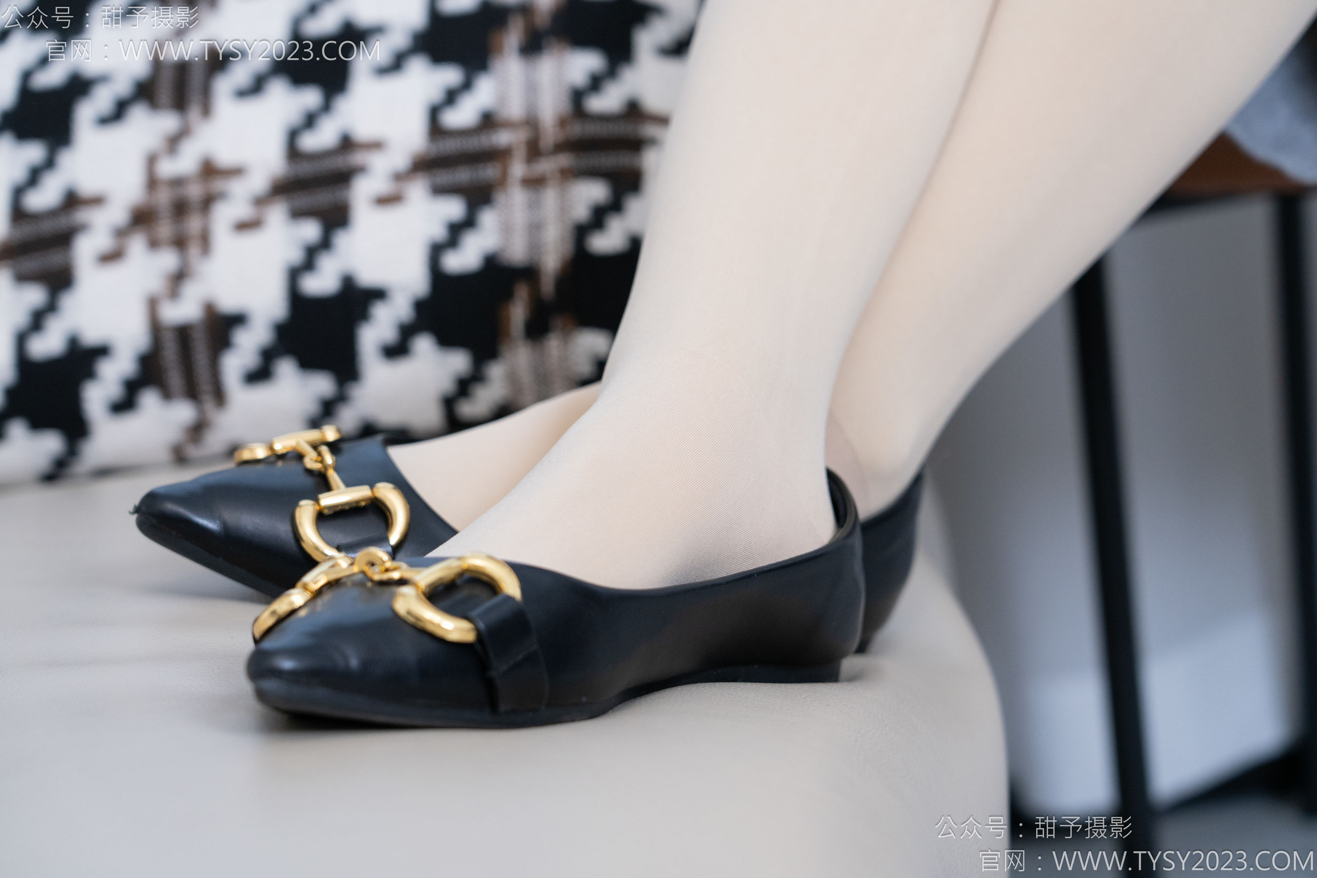 甜予摄影 No.174 贝壳 - 平底鞋、厚肉丝/(130P)