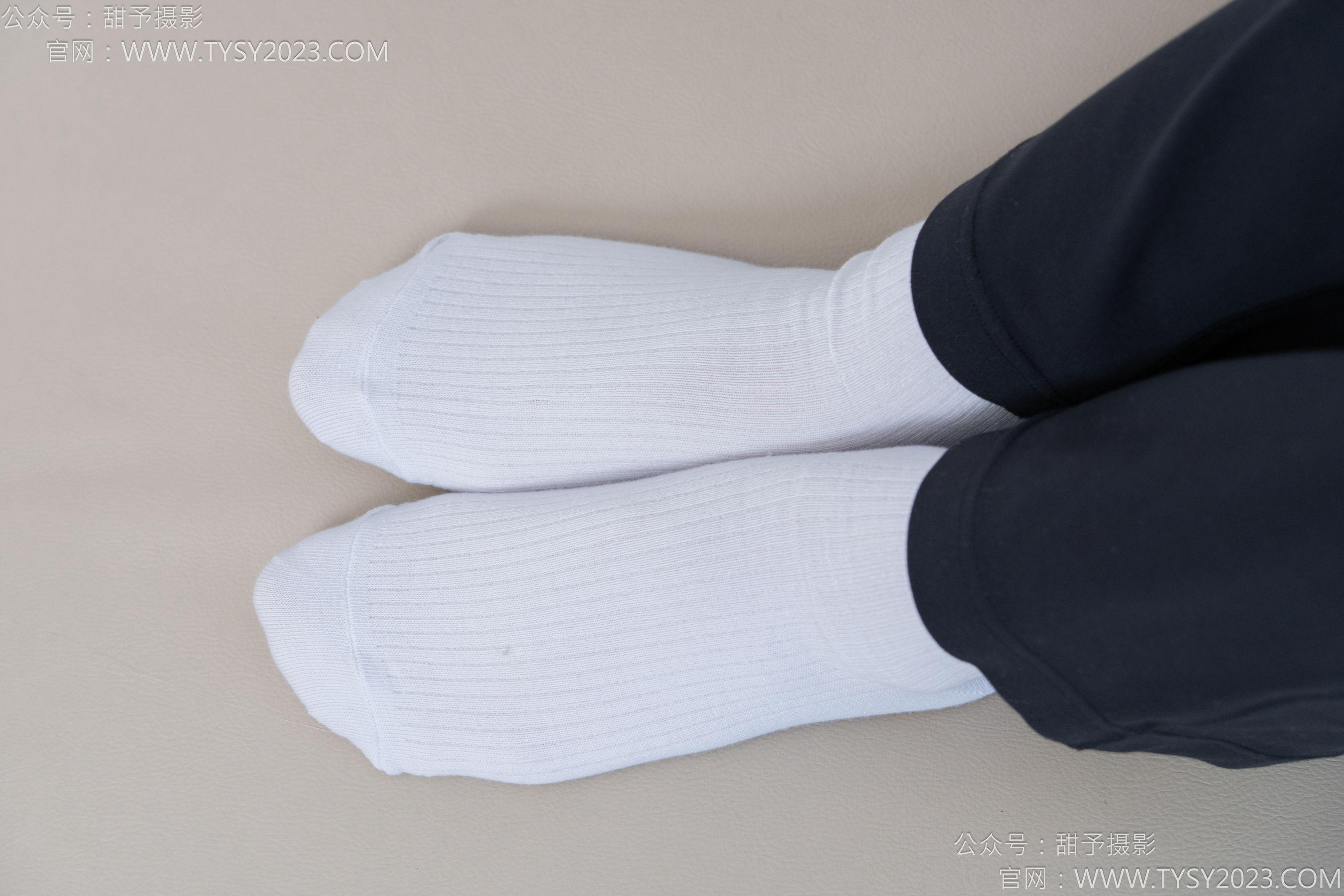 甜予摄影 No.169 贝壳 - 帆布鞋、白棉袜、裸足/(130P)