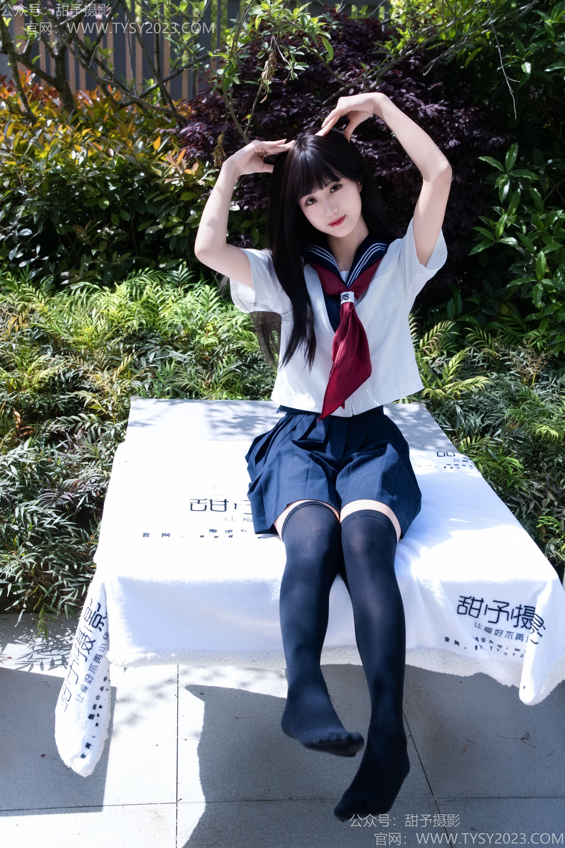 甜予摄影 No.193 小甜桃 - 皮鞋、大腿袜、裸足/(129P)