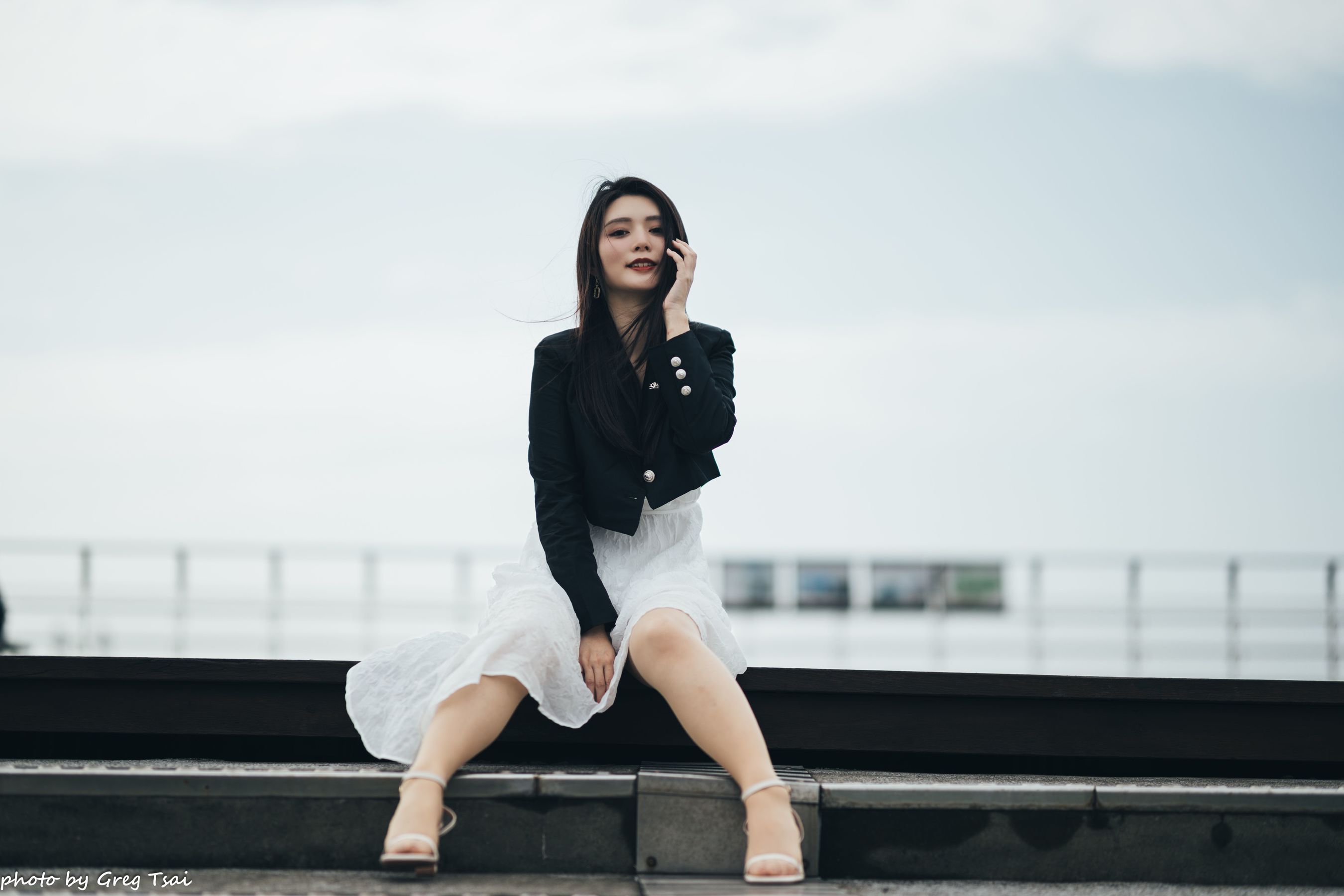 筱筱 - 天台连衣裙/(65P)