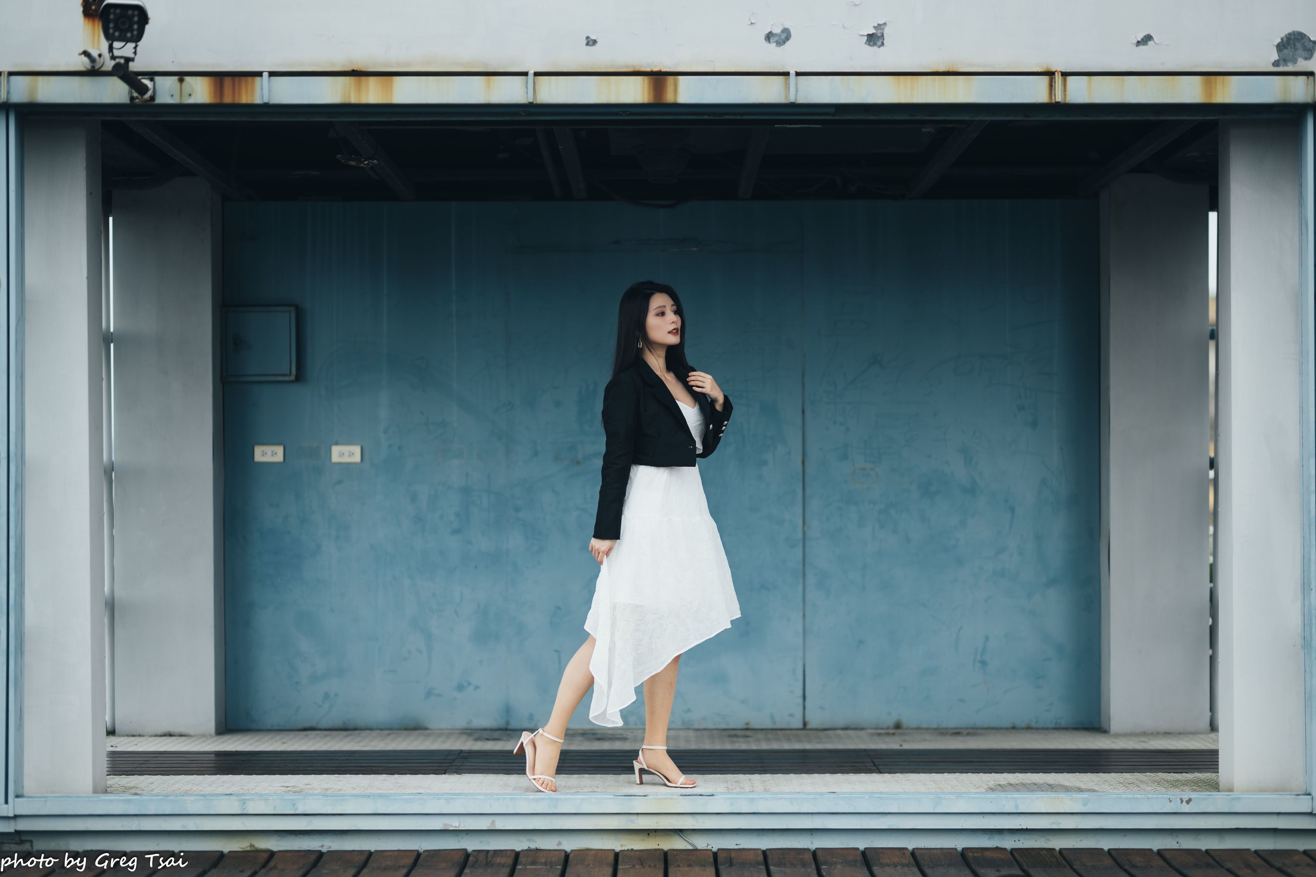 筱筱 - 天台连衣裙/(65P)