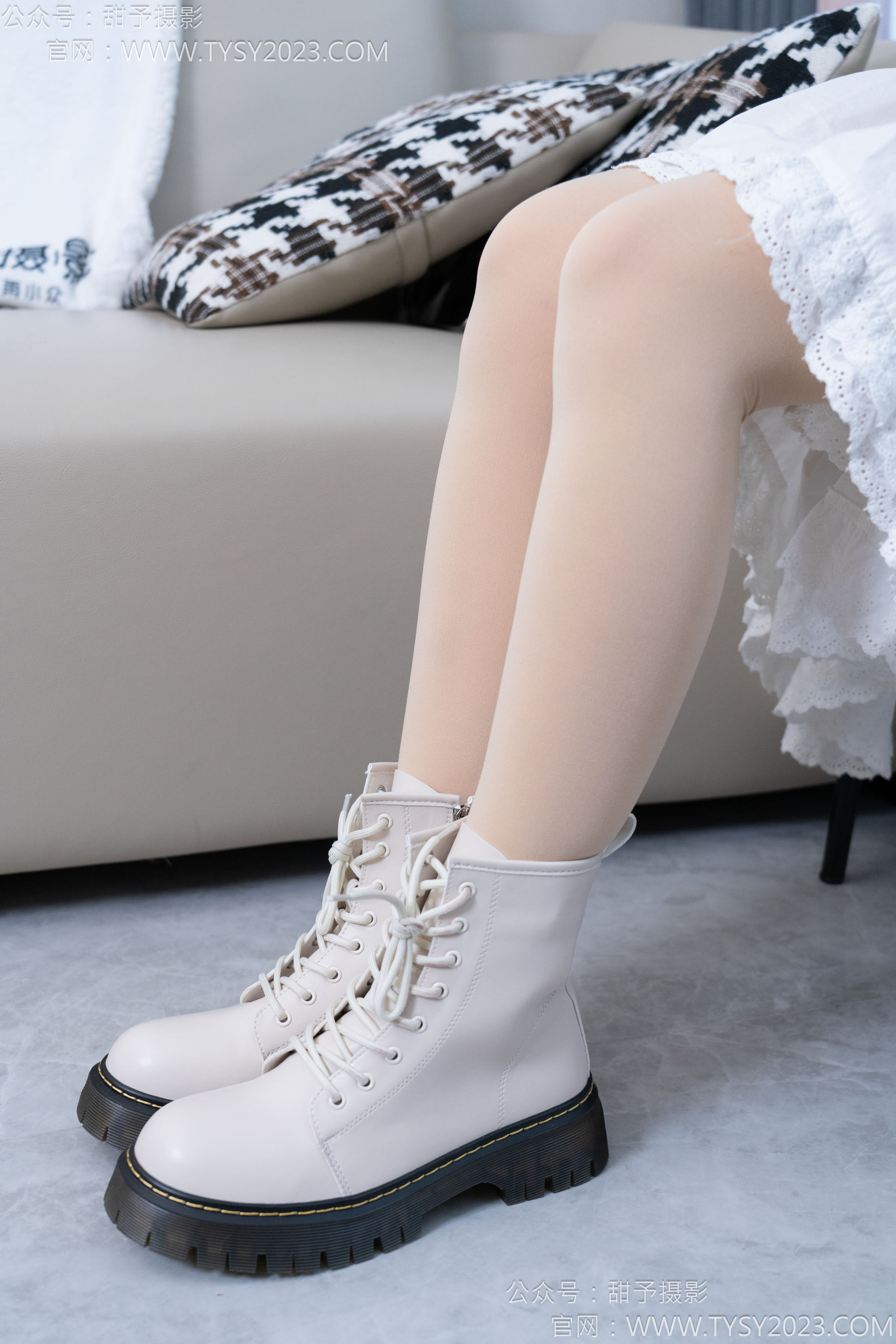 甜予摄影 No.180 贝壳 - 平底鞋、短靴、厚肉丝/(135P)