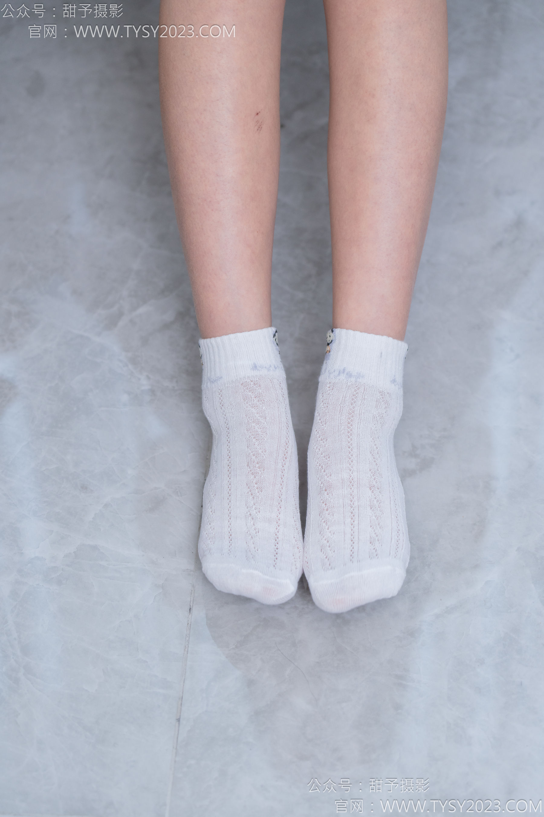 甜予摄影 No.165 贝壳 - 板鞋、白棉袜、裸足/(130P)