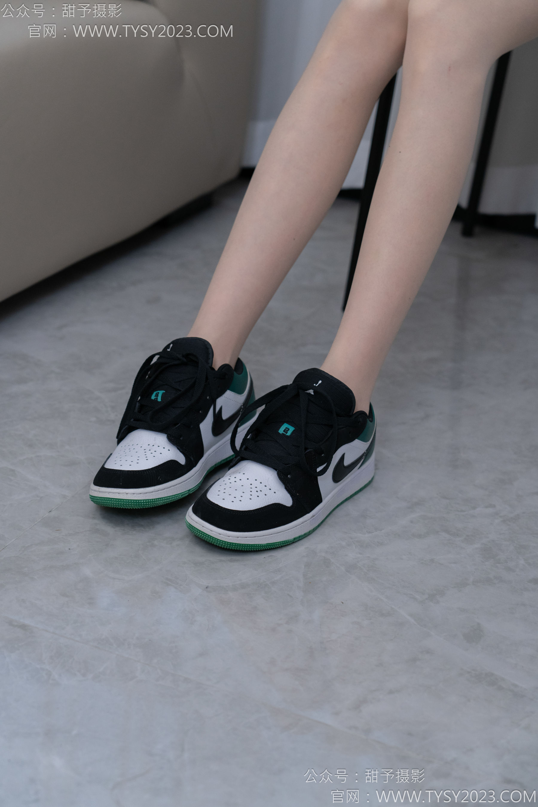 甜予摄影 No.176 珞珞 - 板鞋、薄肉丝/(134P)