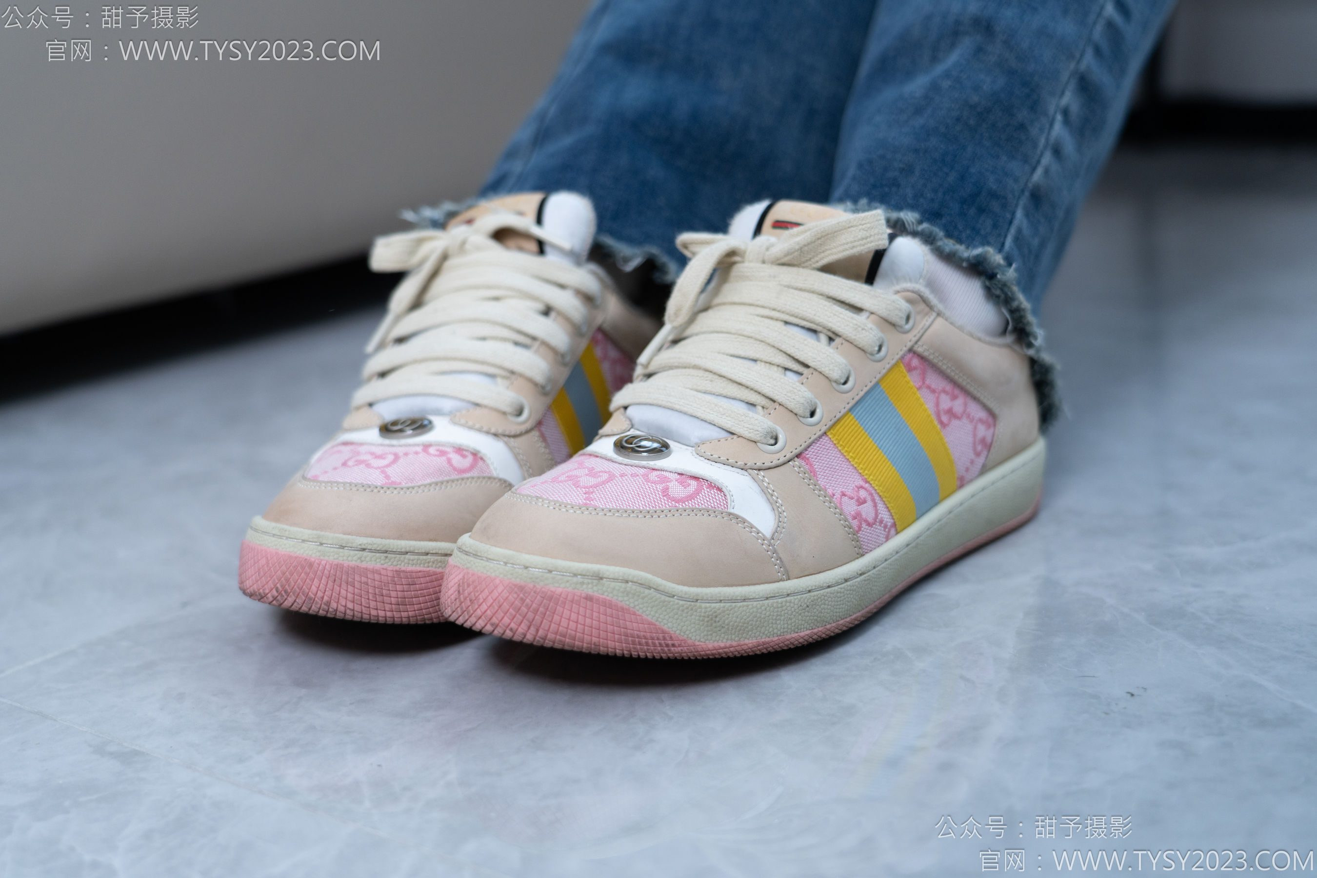 甜予摄影 No.170 珞珞 - 板鞋、白棉袜、裸足/(130P)