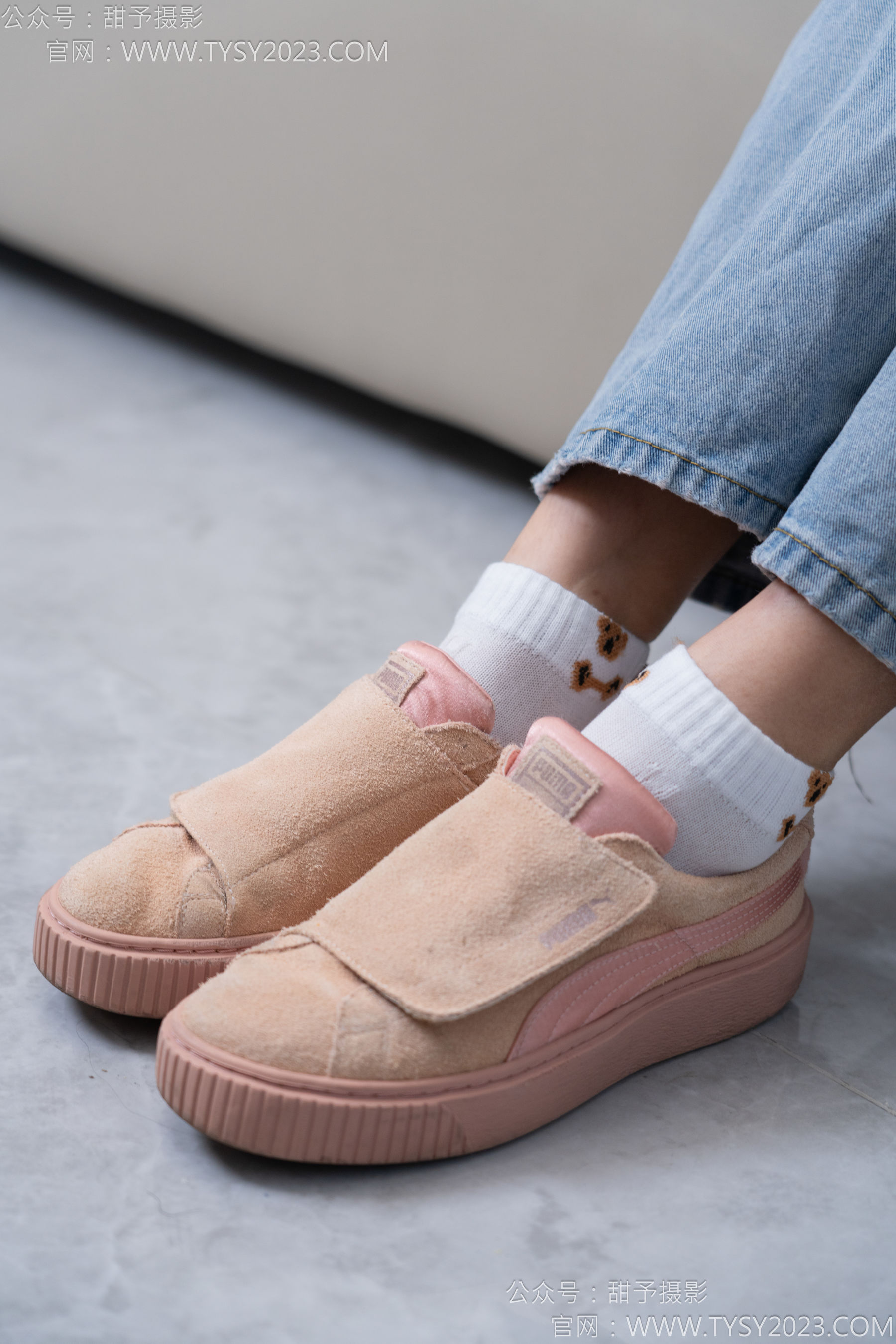 甜予摄影 No.163 娃娃 - 板鞋、白棉袜、裸足/(130P)