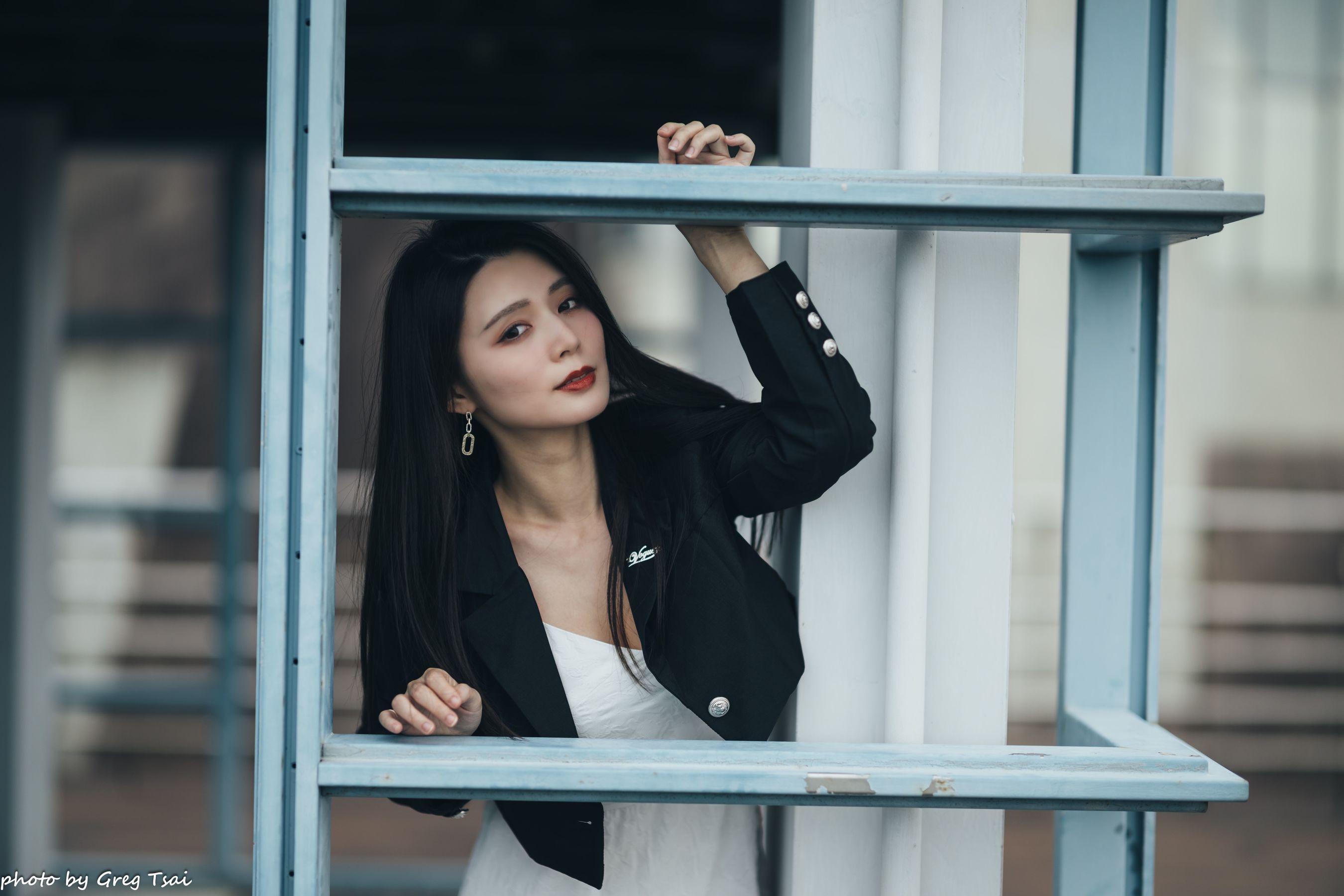 筱筱 - 天台连衣裙/(65P)