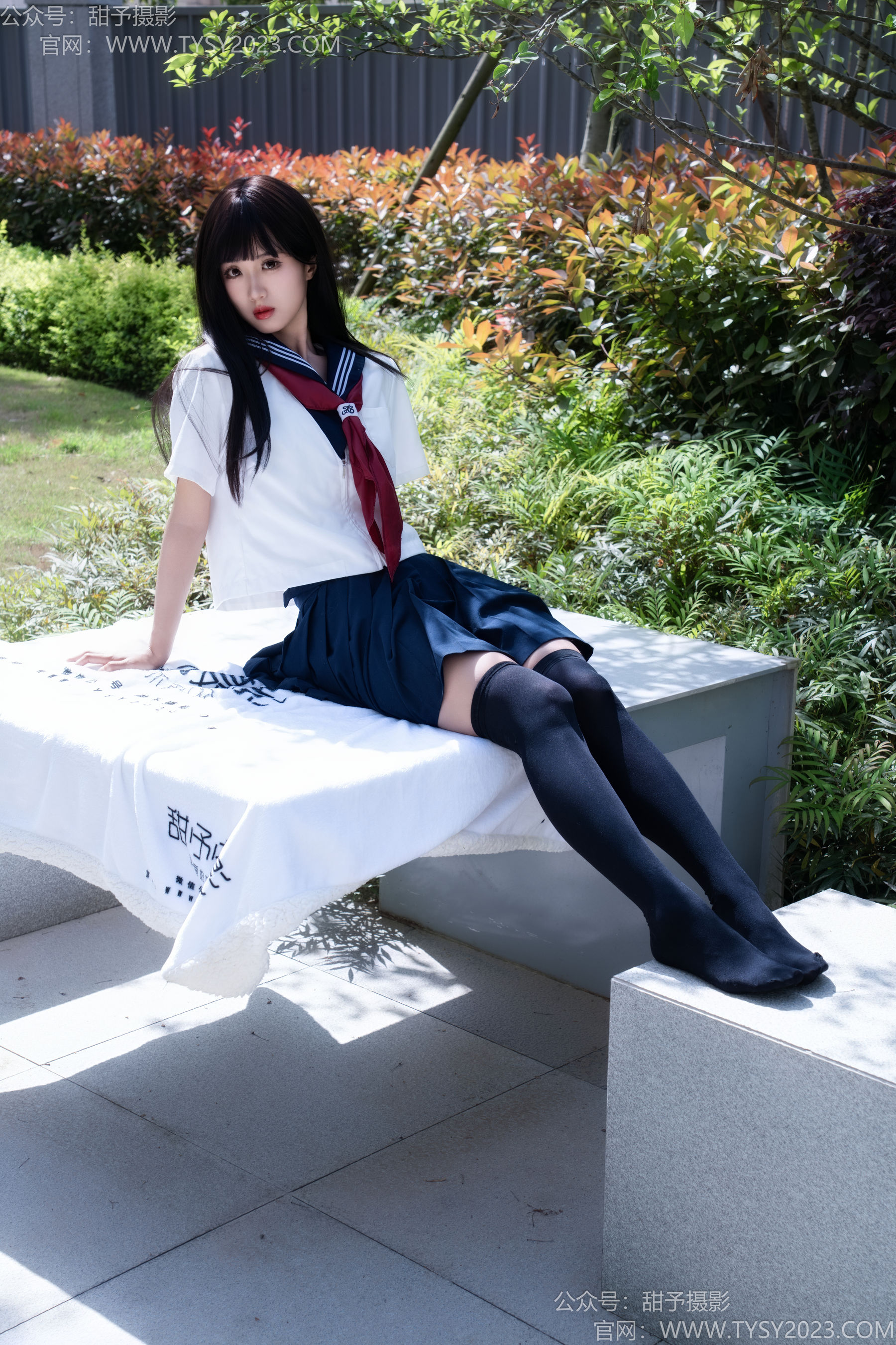 甜予摄影 No.193 小甜桃 - 皮鞋、大腿袜、裸足/(129P)