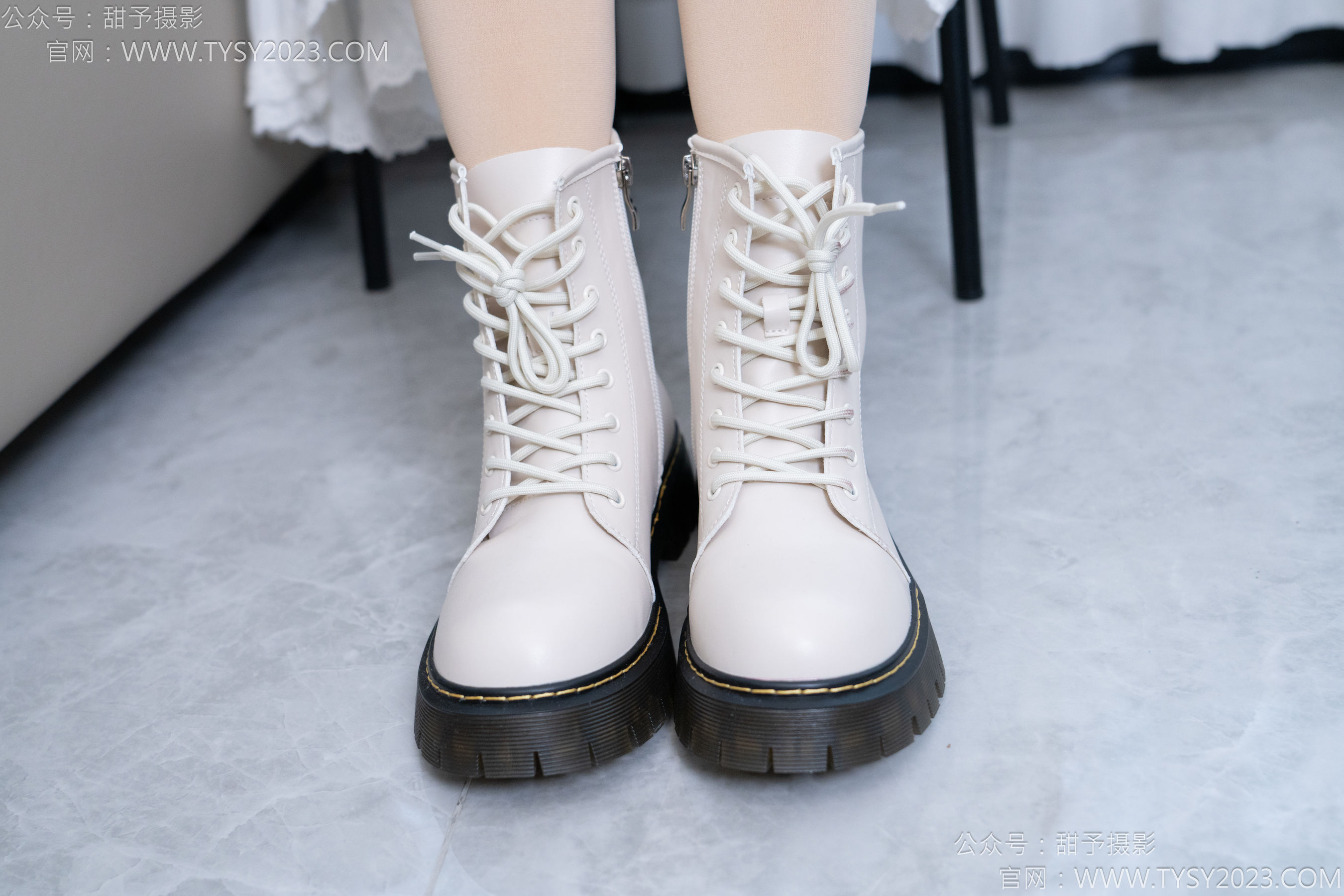 甜予摄影 No.180 贝壳 - 平底鞋、短靴、厚肉丝/(135P)