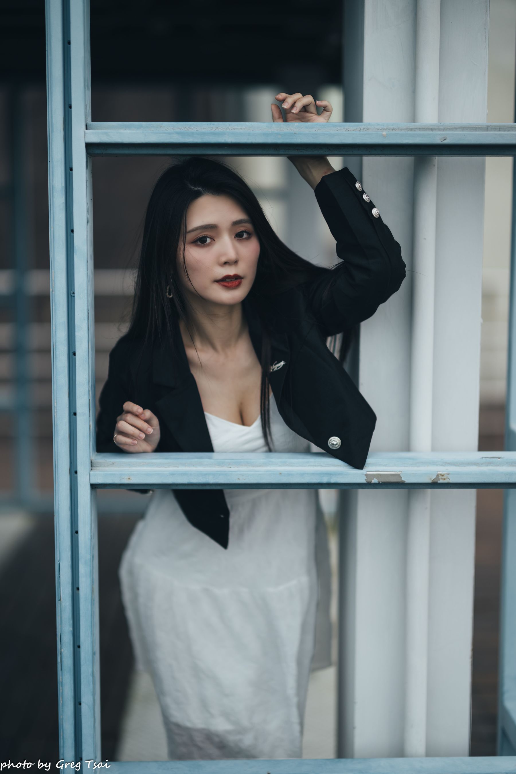 筱筱 - 天台连衣裙/(65P)