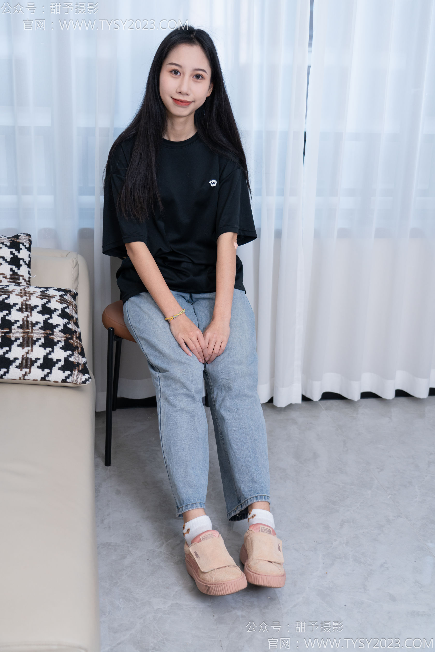 甜予摄影 No.163 娃娃 - 板鞋、白棉袜、裸足/(130P)