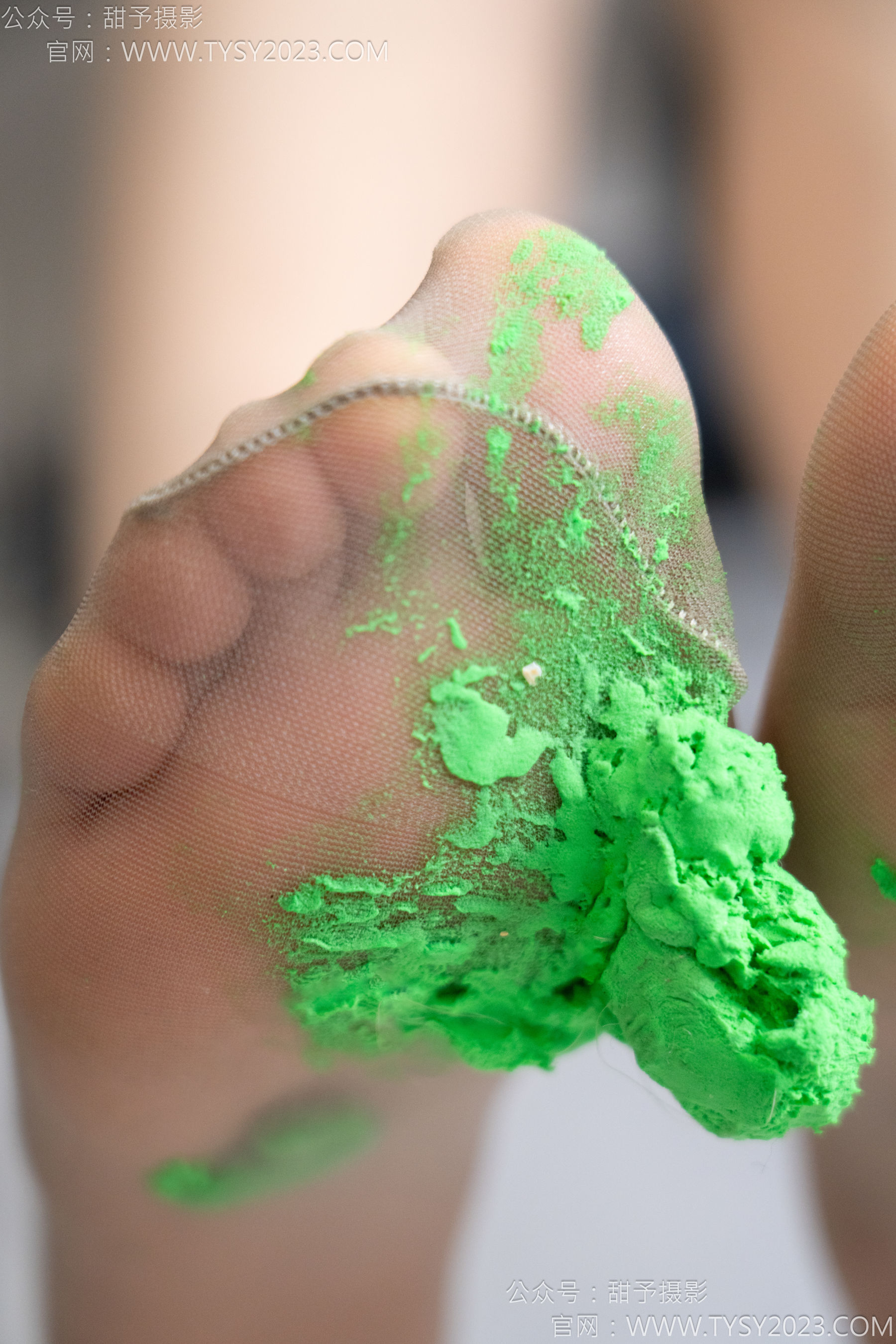 甜予摄影 No.175 澜澜 - 高跟鞋、薄灰丝、薄黑丝、踩小人剧情/(124P)