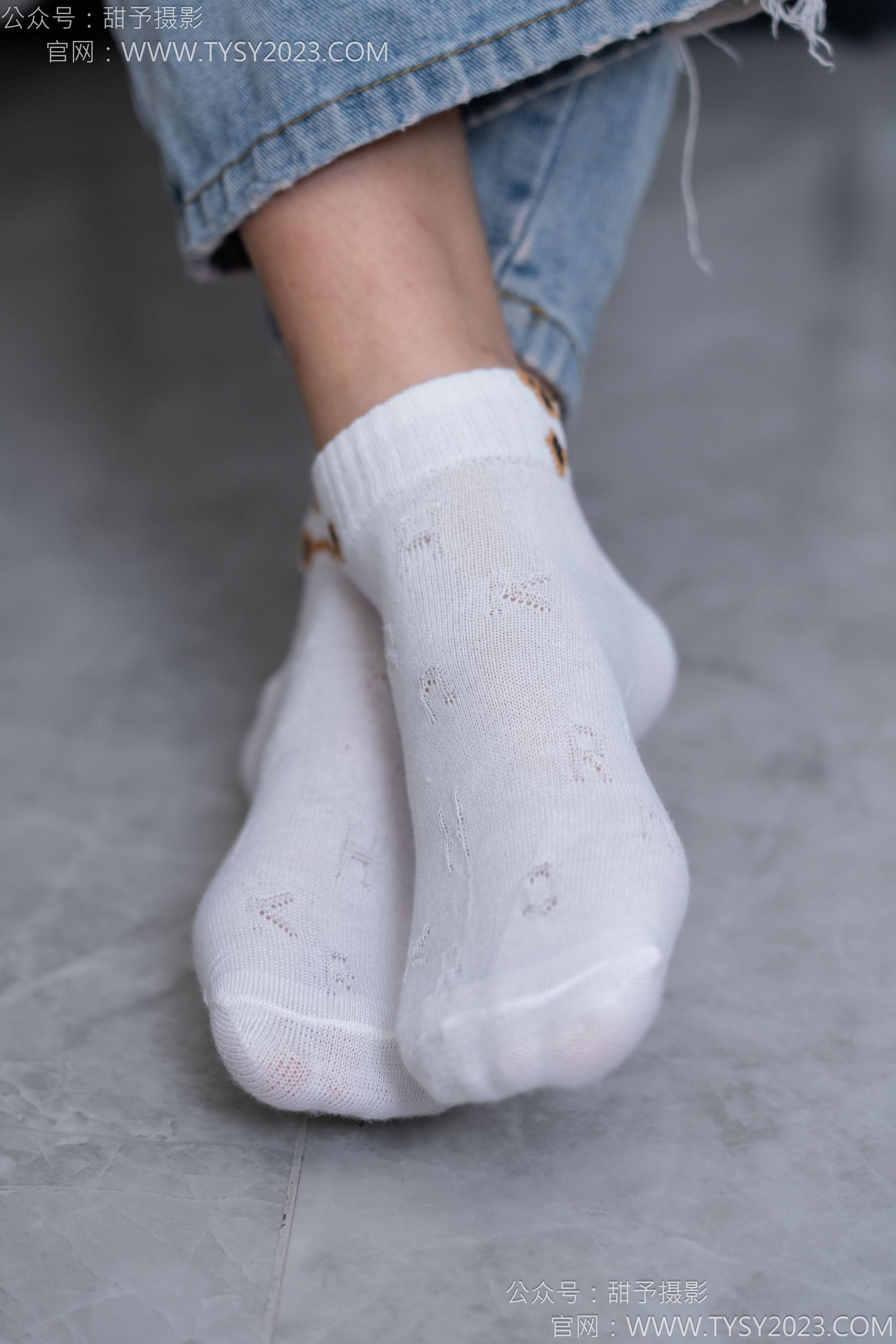 甜予摄影 No.163 娃娃 - 板鞋、白棉袜、裸足/(130P)