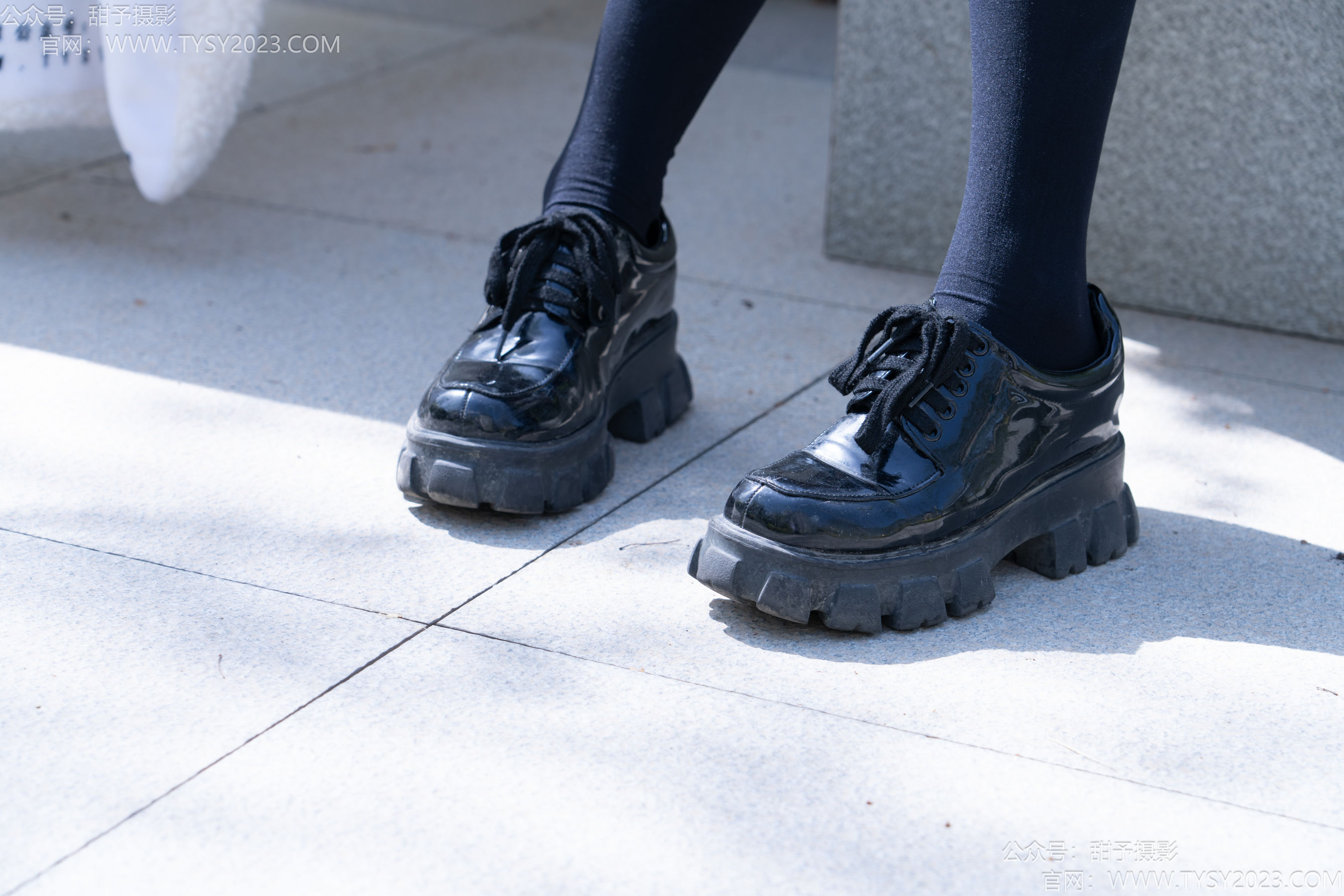 甜予摄影 No.193 小甜桃 - 皮鞋、大腿袜、裸足/(129P)