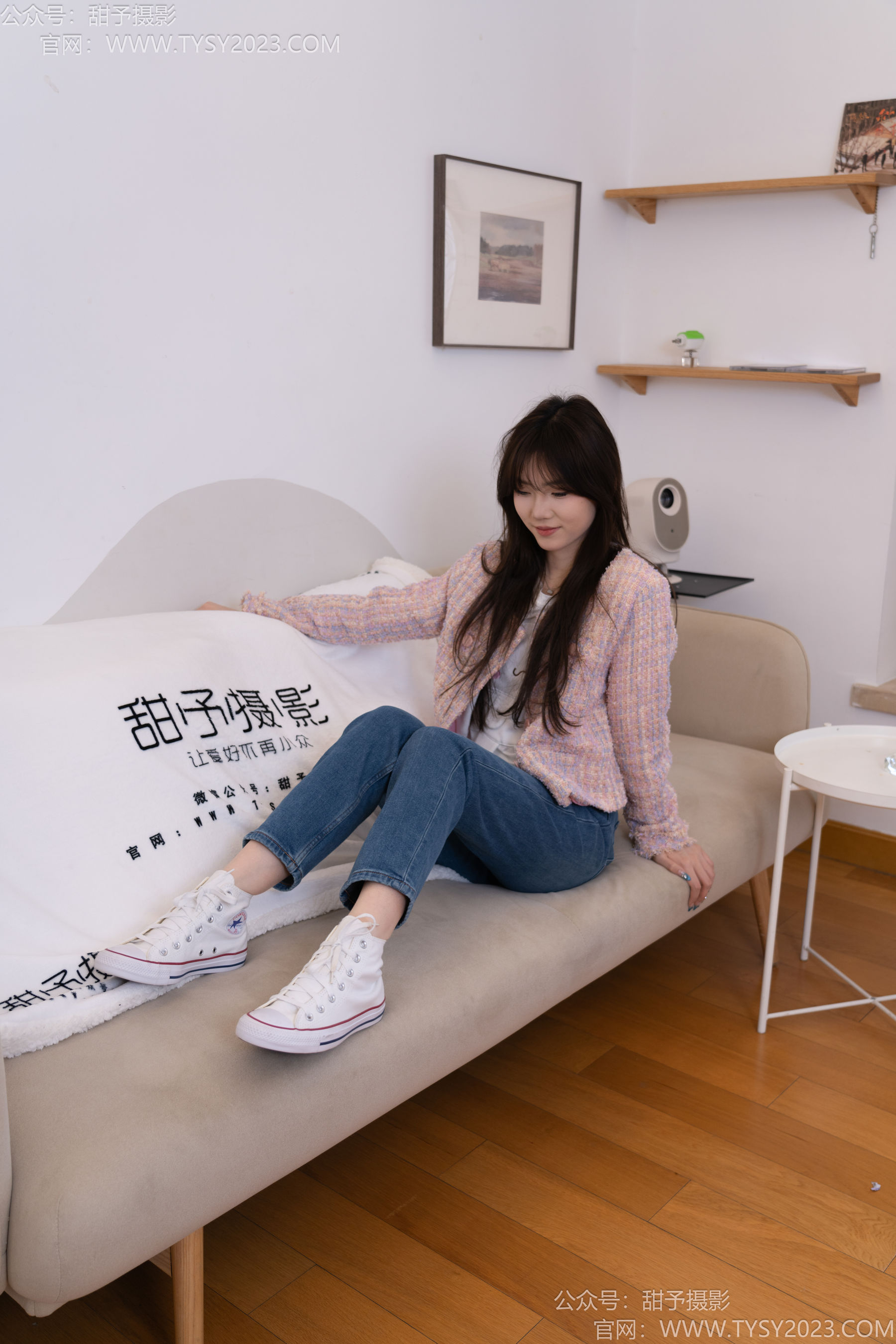 甜予摄影 No.189 璇璇 - 帆布鞋、裸足、抖腿剧情/(134P)