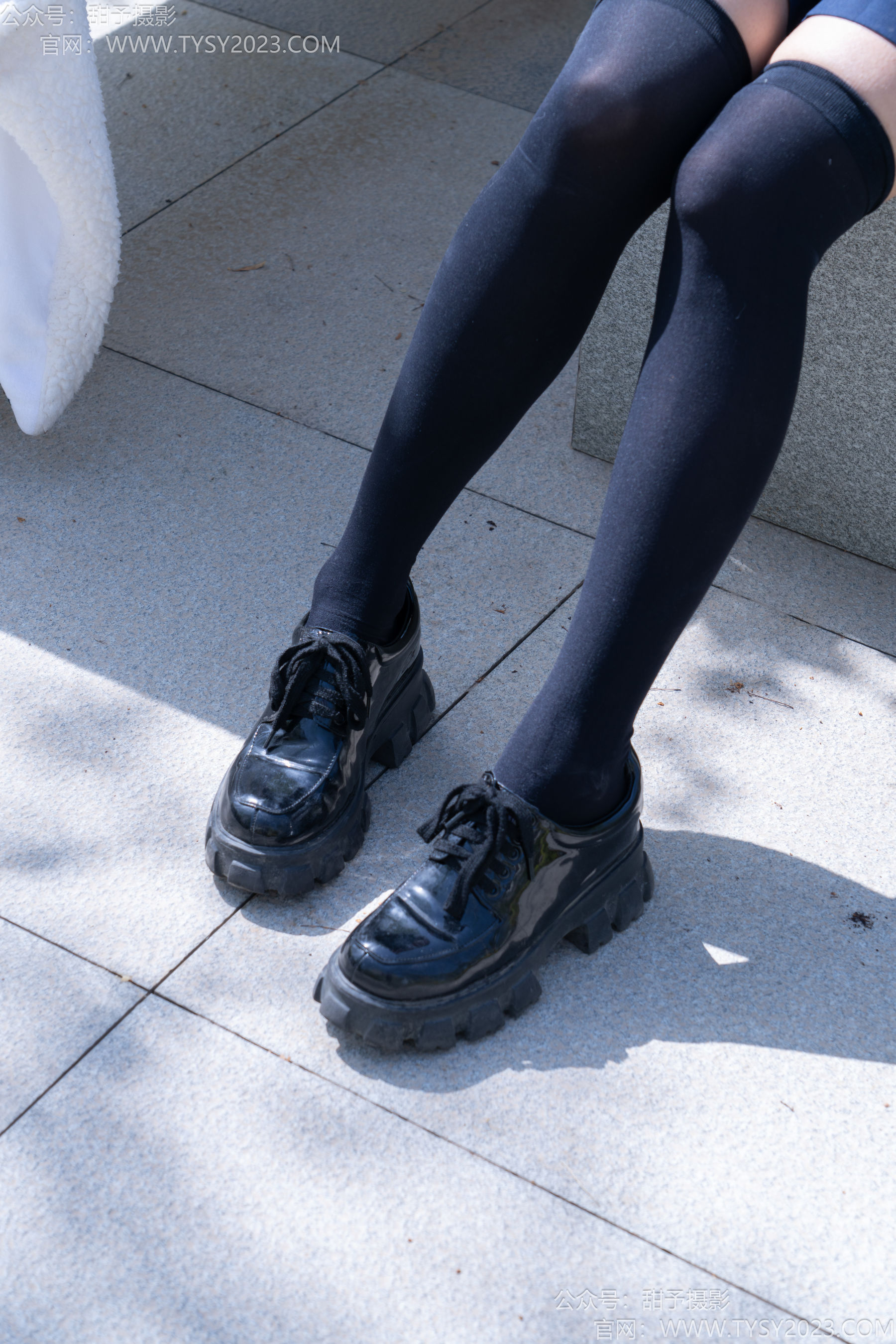 甜予摄影 No.193 小甜桃 - 皮鞋、大腿袜、裸足/(129P)