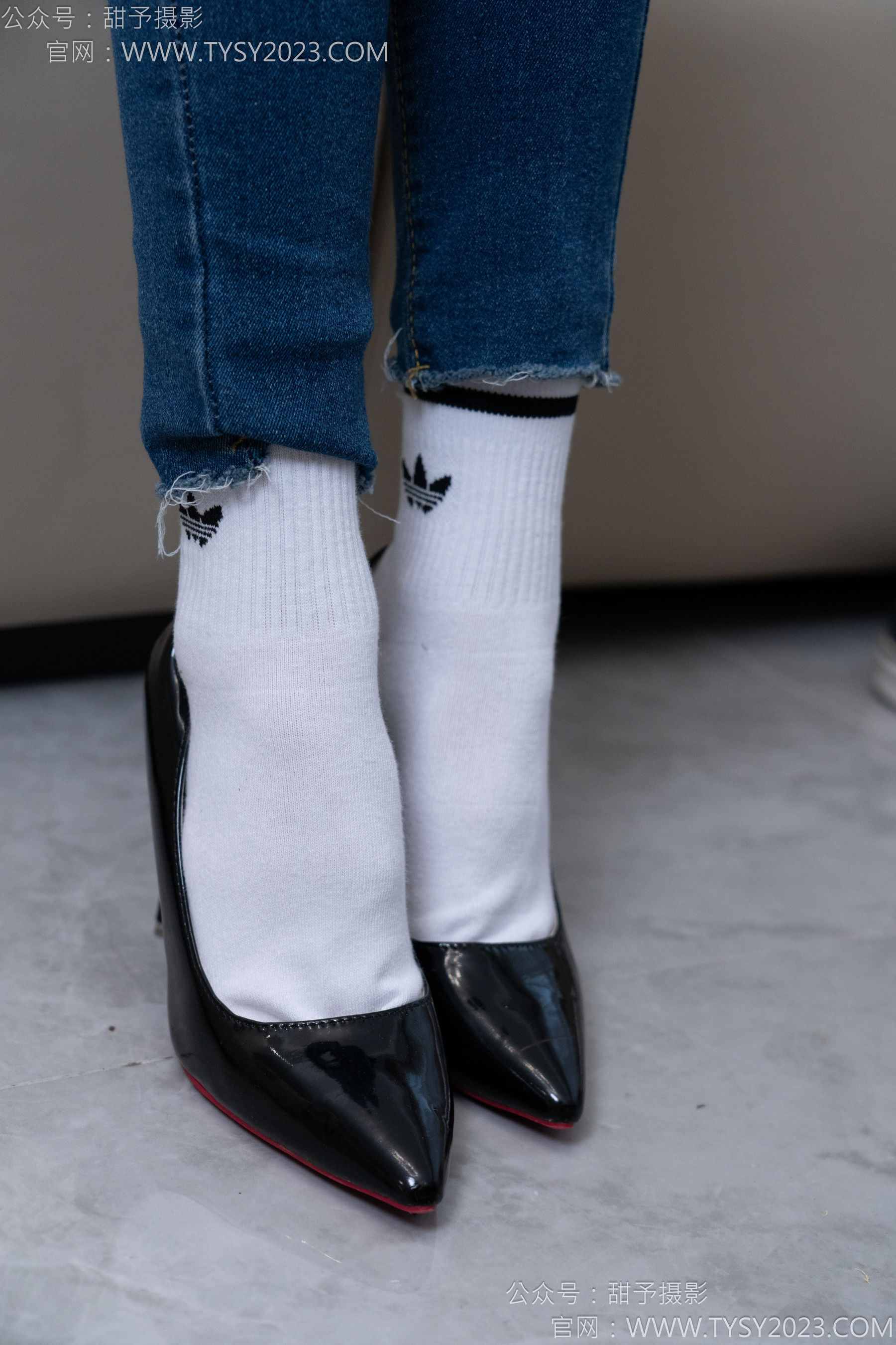 甜予摄影 No.179 珞珞 - 高跟鞋、板鞋、人字拖、白棉袜/(129P)