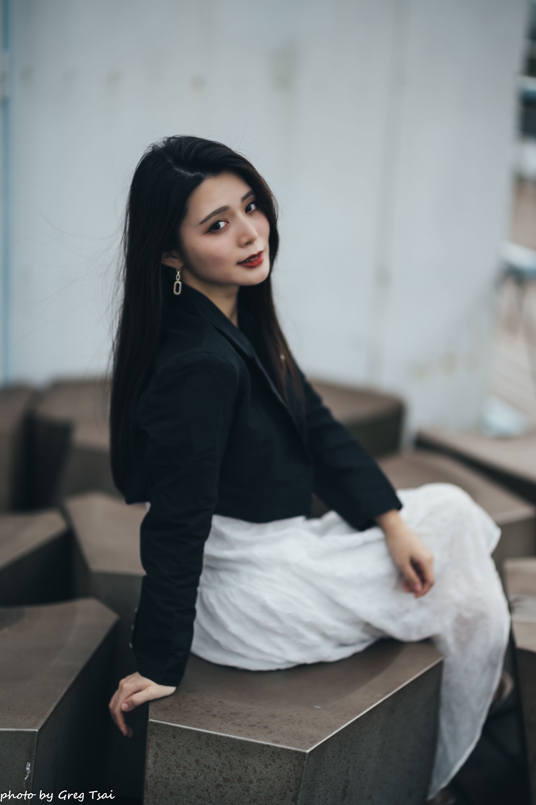 筱筱 - 天台连衣裙/(65P)