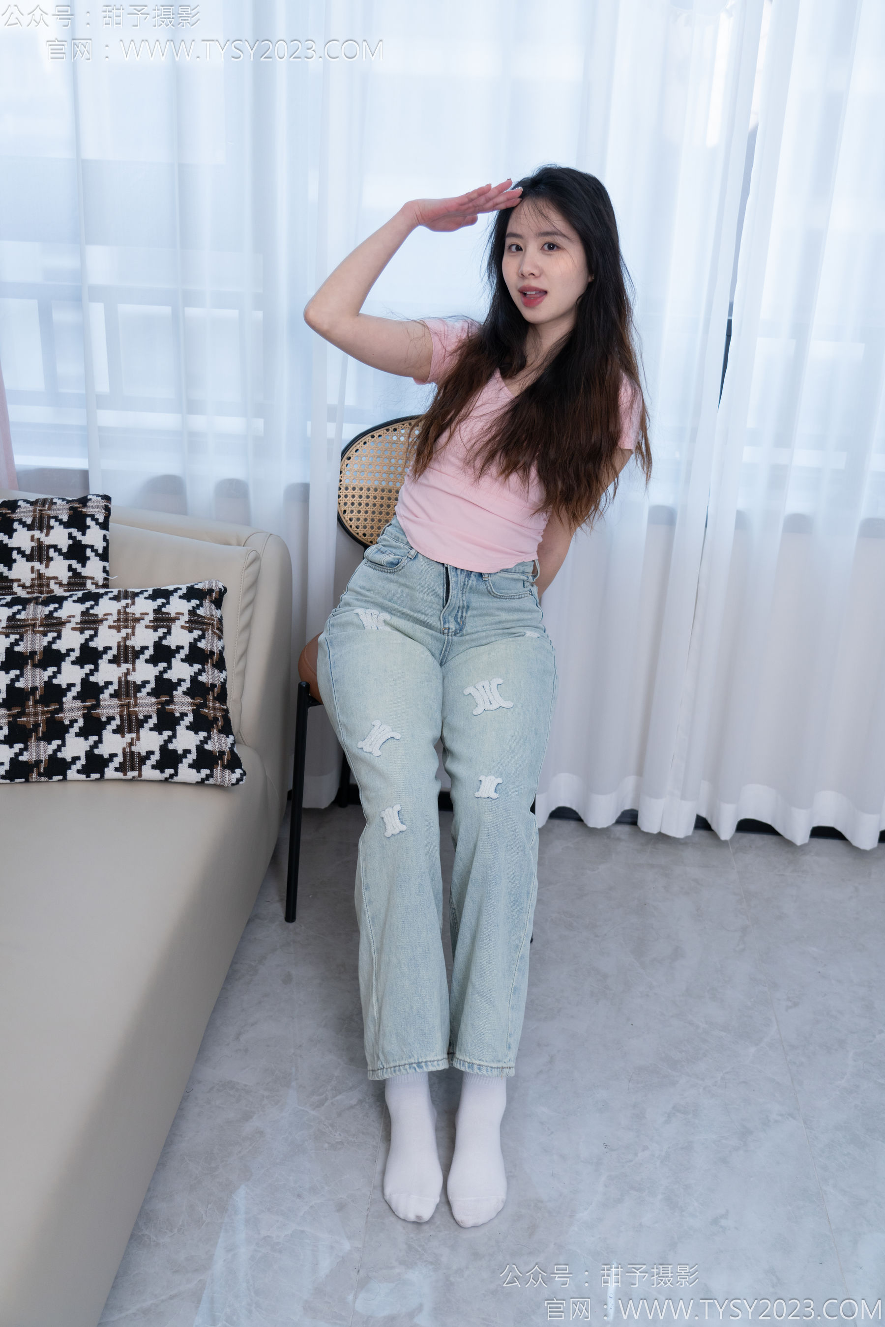 甜予摄影 No.162 知知 - 皮鞋、白棉袜、裸足/(125P)