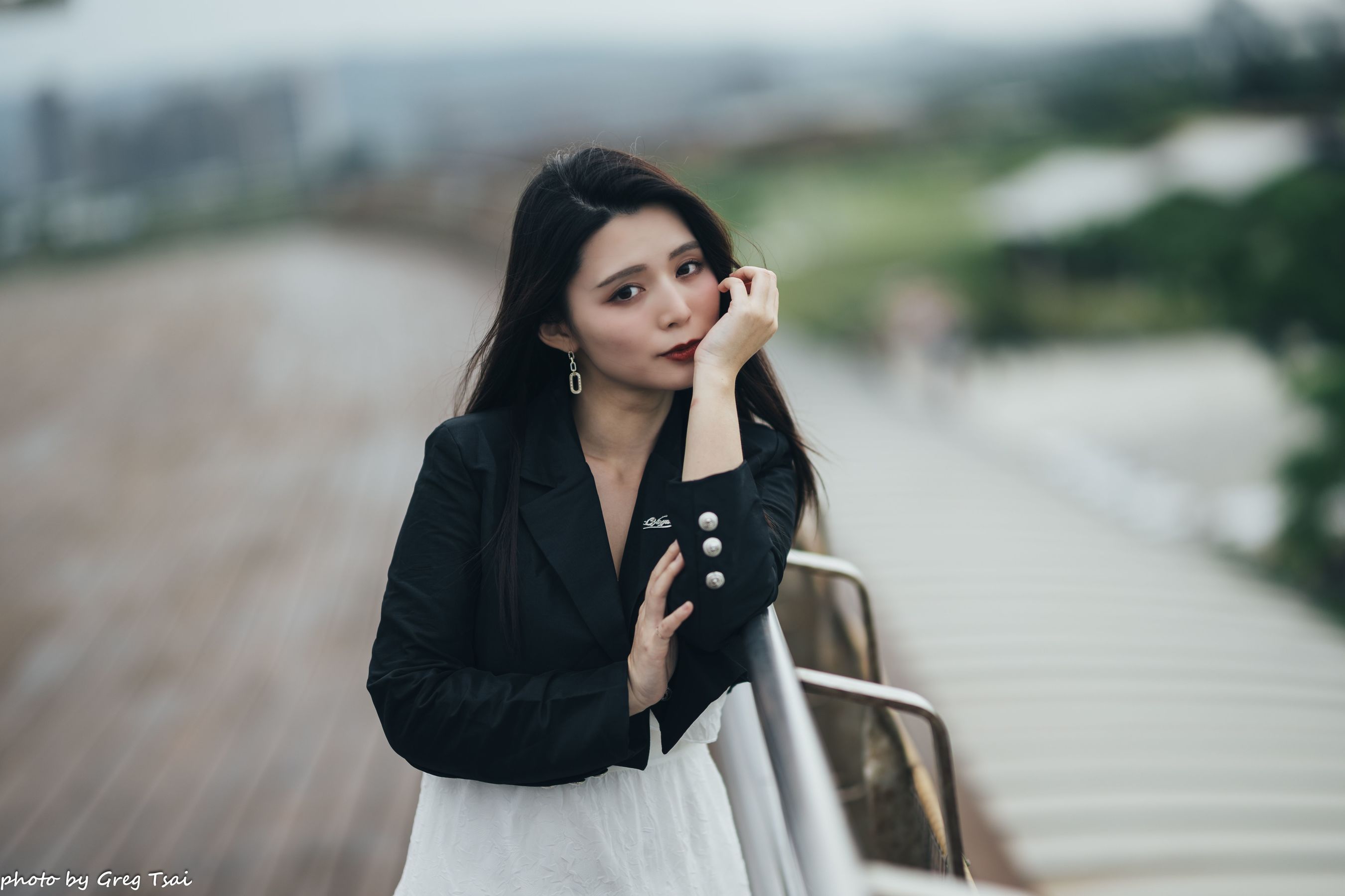 筱筱 - 天台连衣裙/(65P)