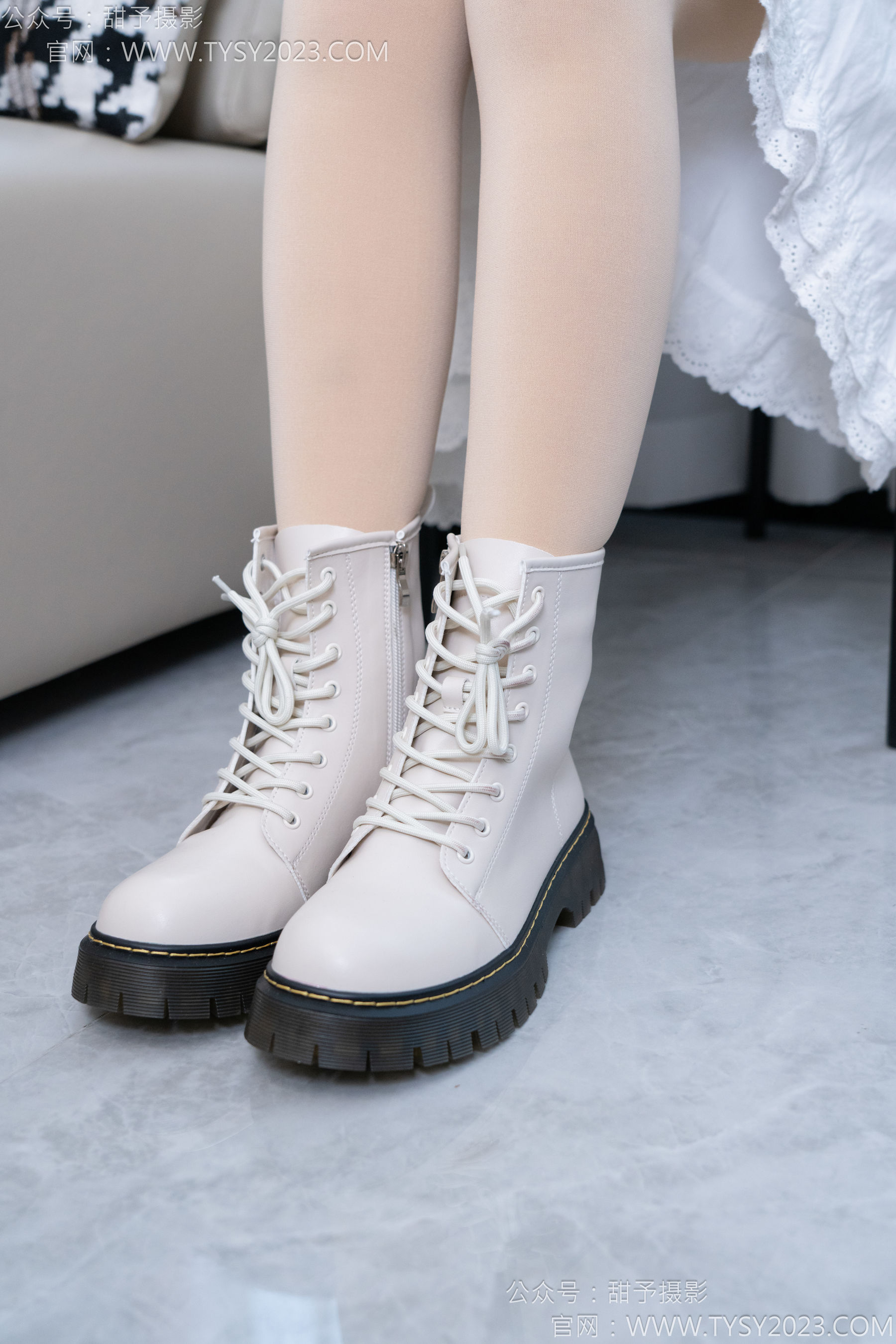 甜予摄影 No.180 贝壳 - 平底鞋、短靴、厚肉丝/(135P)