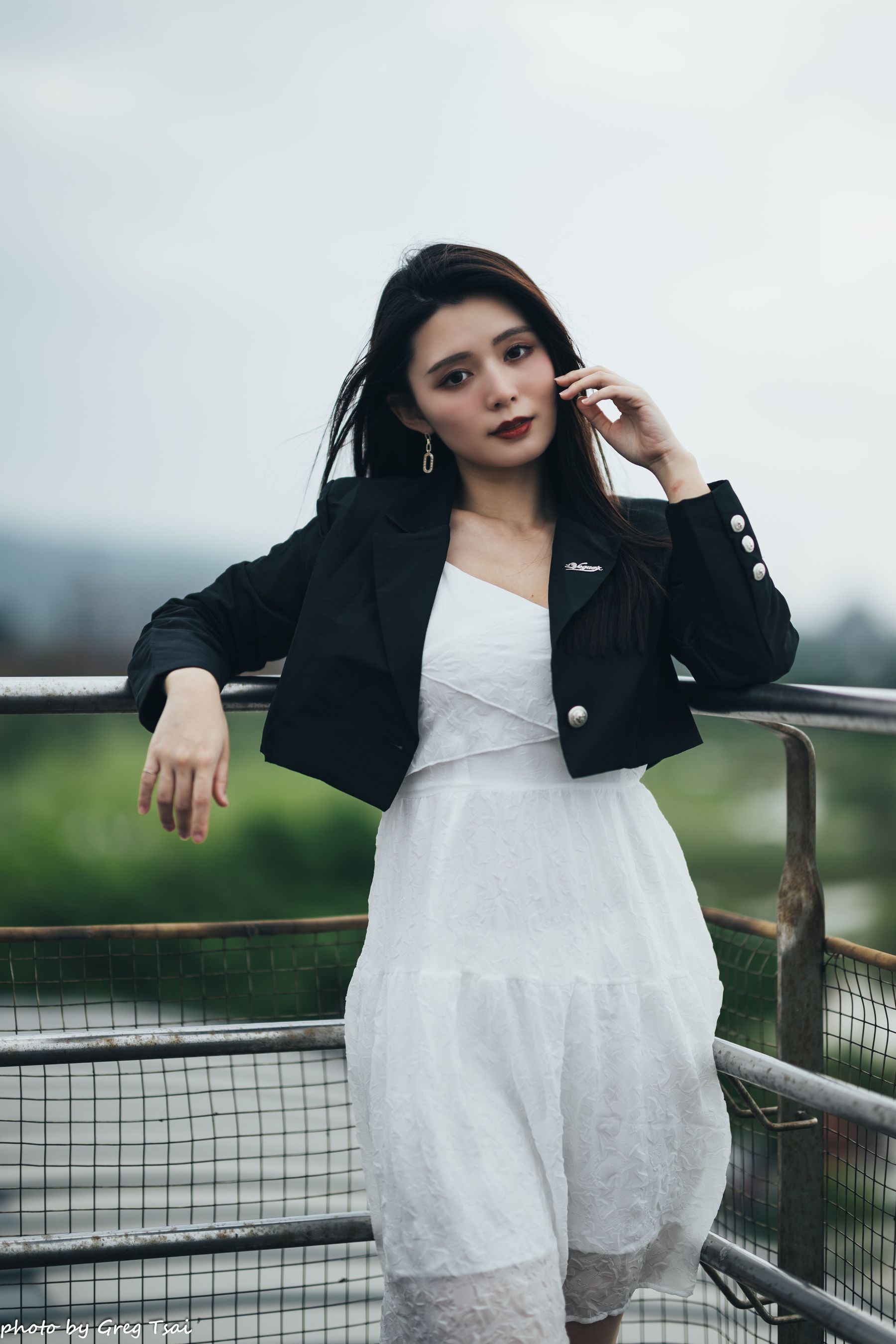 筱筱 - 天台连衣裙/(65P)