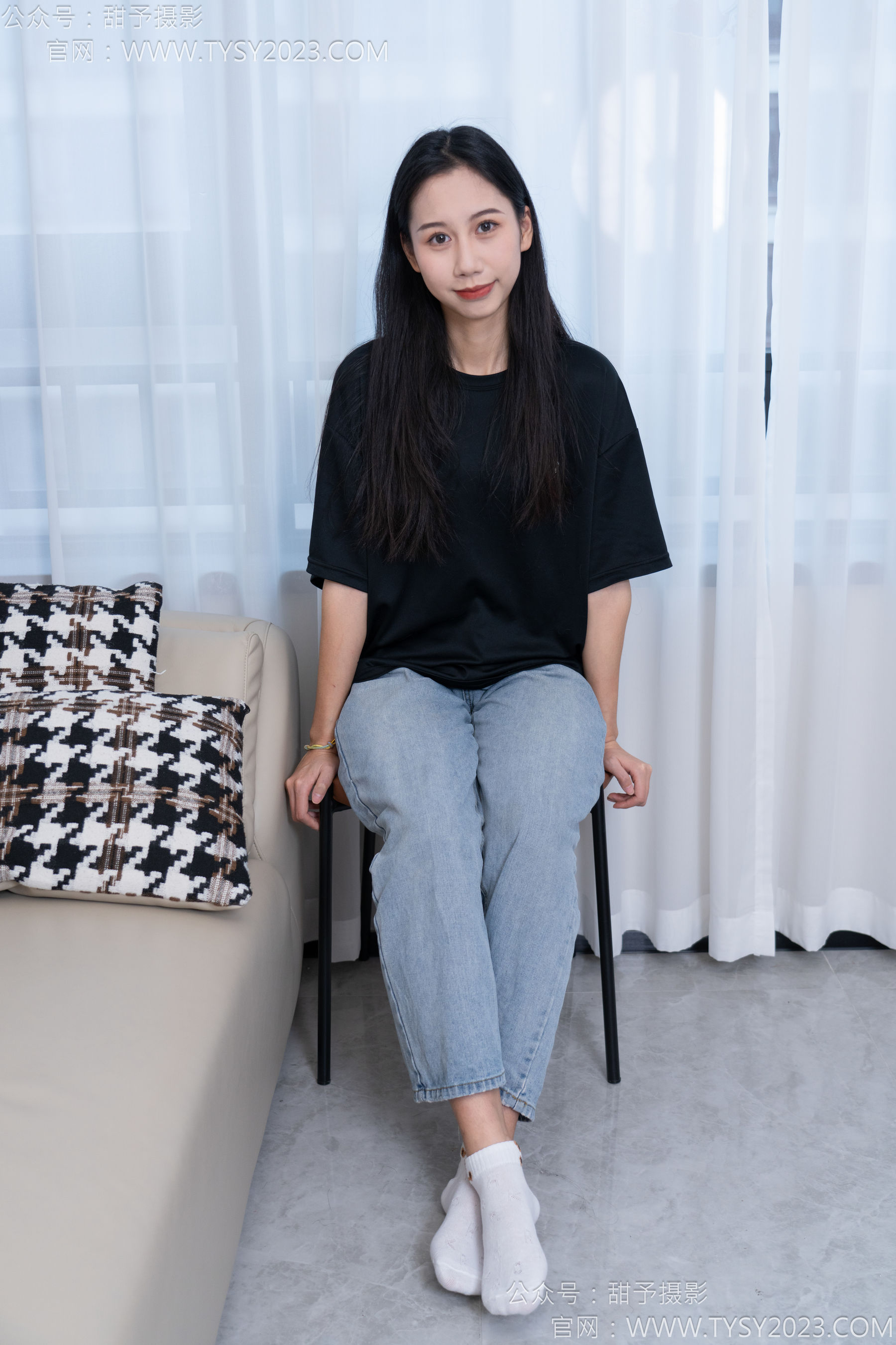 甜予摄影 No.163 娃娃 - 板鞋、白棉袜、裸足/(130P)