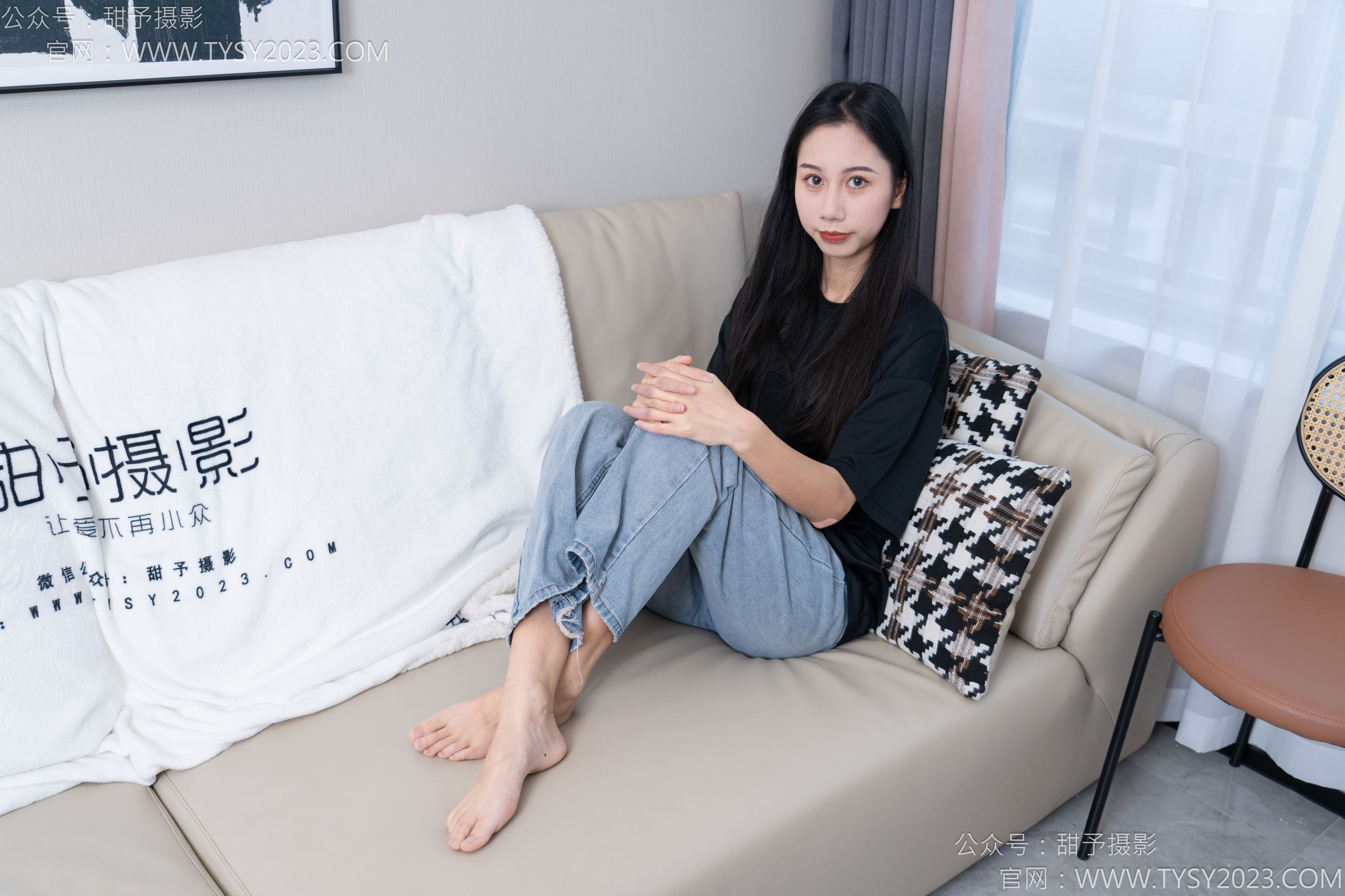 甜予摄影 No.163 娃娃 - 板鞋、白棉袜、裸足/(130P)