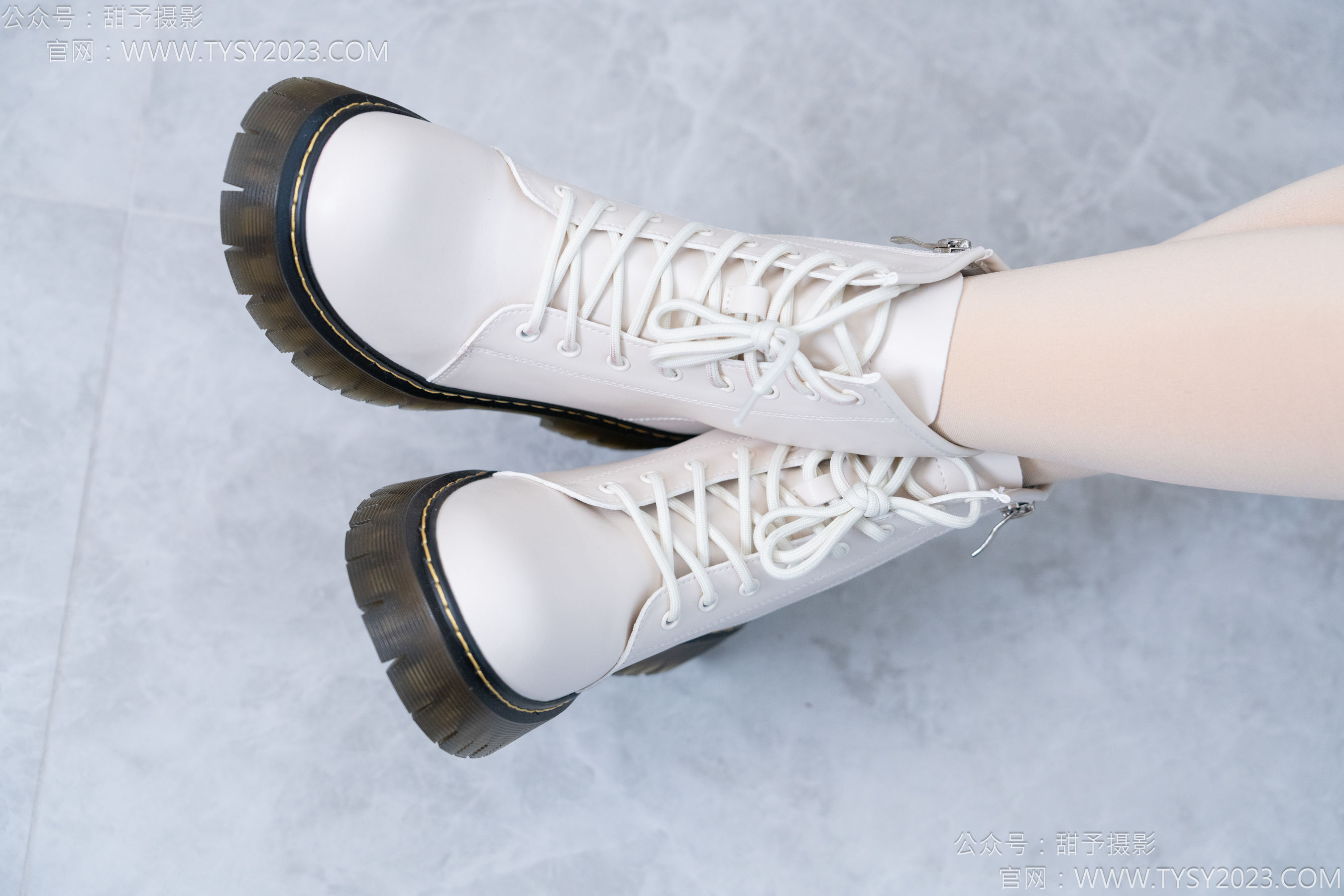 甜予摄影 No.180 贝壳 - 平底鞋、短靴、厚肉丝/(135P)