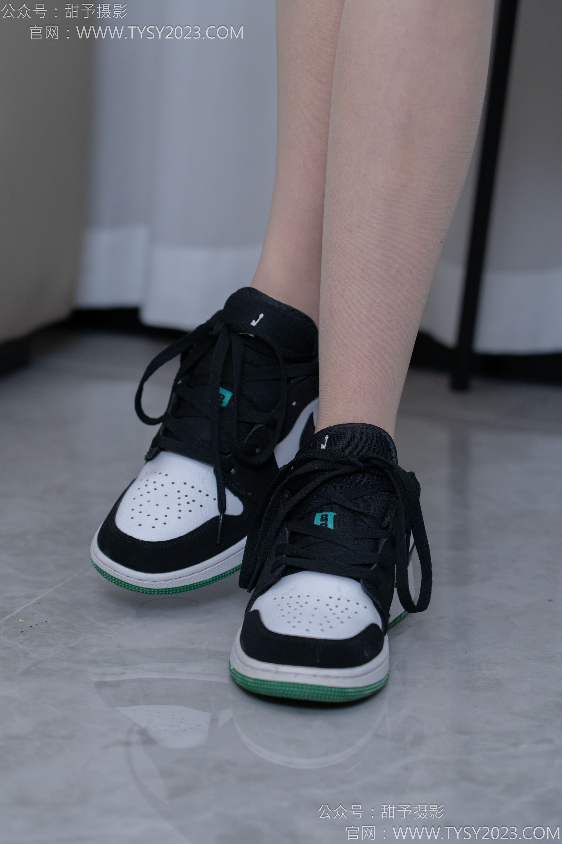 甜予摄影 No.176 珞珞 - 板鞋、薄肉丝/(134P)