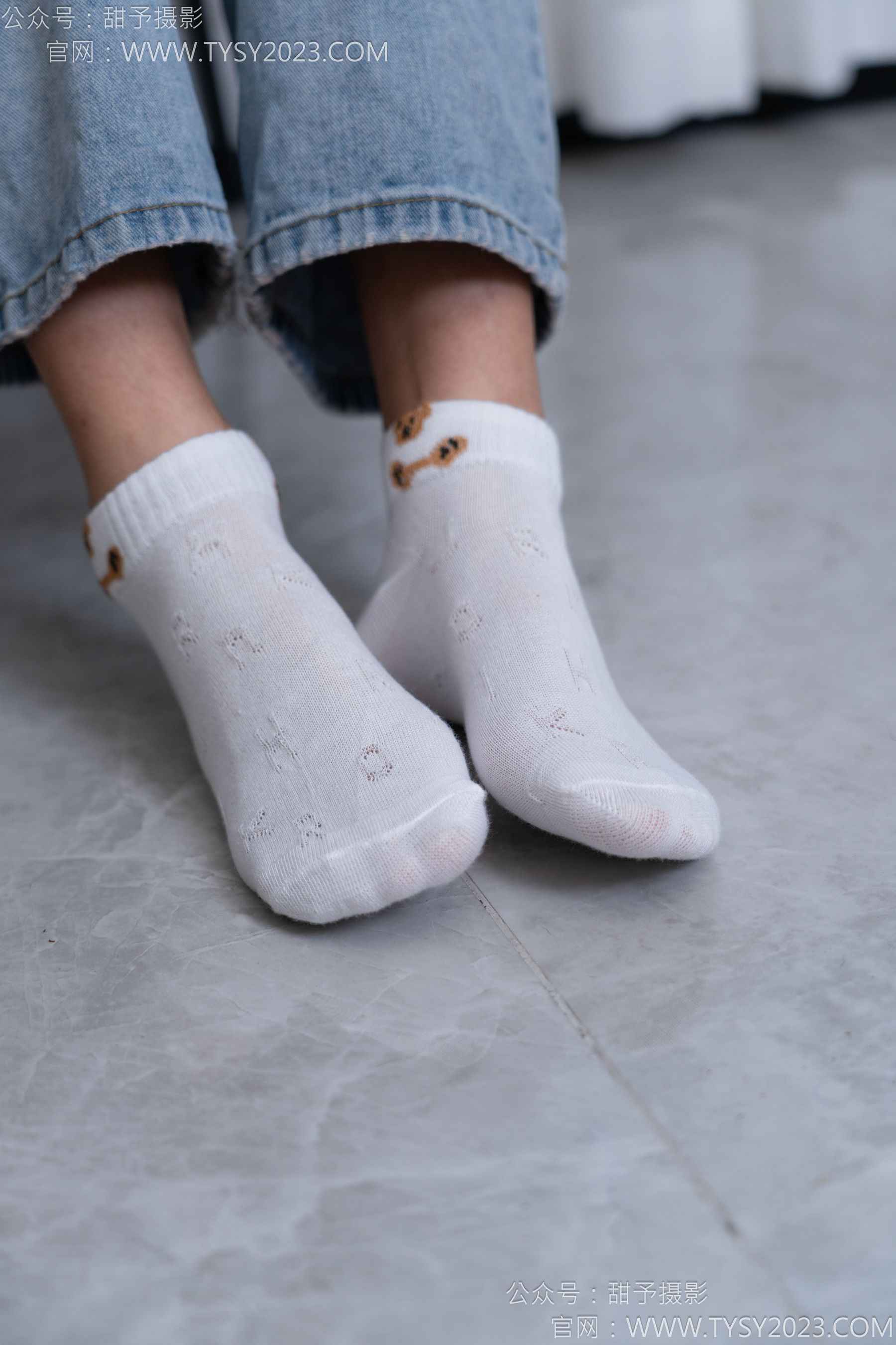 甜予摄影 No.163 娃娃 - 板鞋、白棉袜、裸足/(130P)