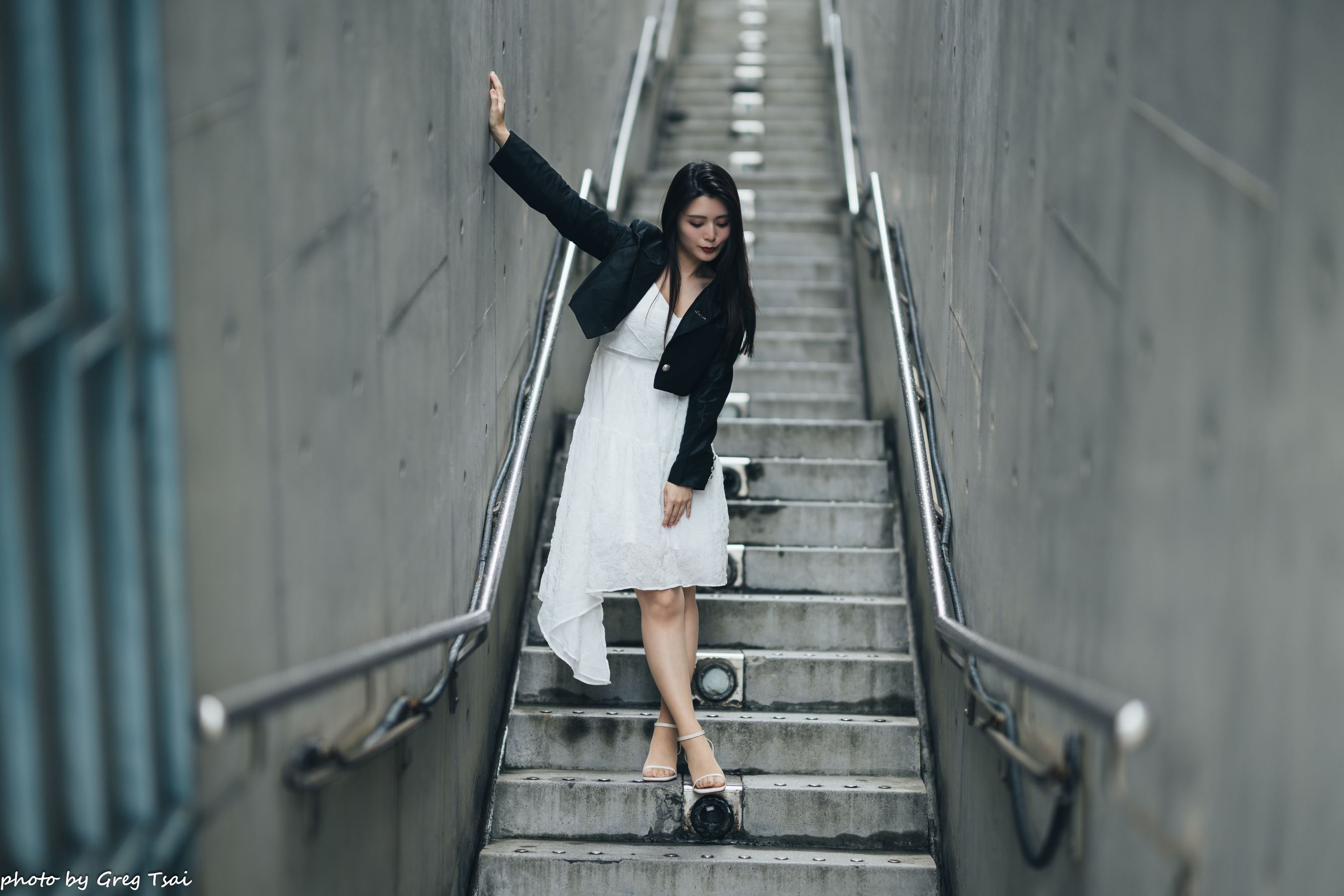 筱筱 - 天台连衣裙/(65P)