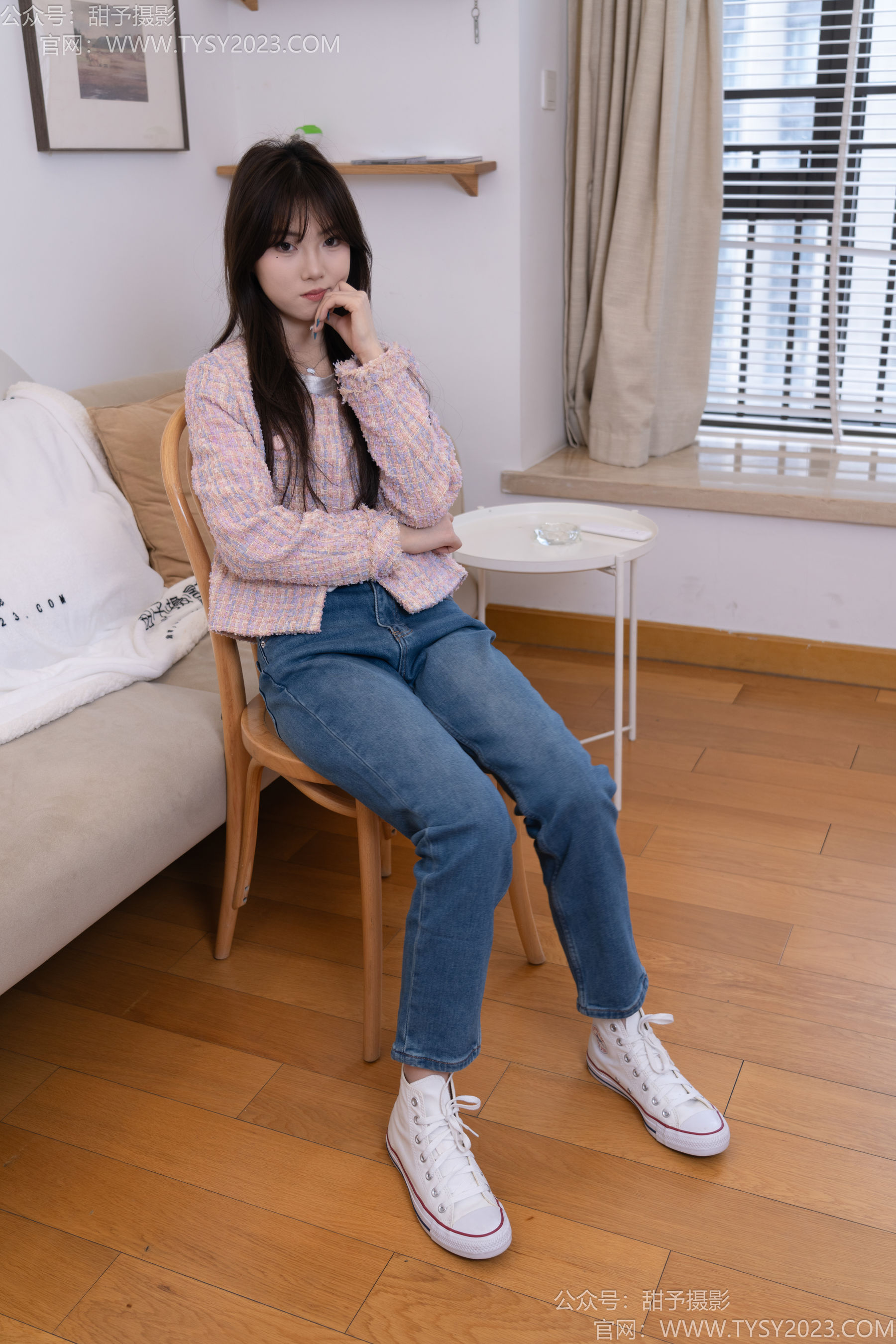 甜予摄影 No.189 璇璇 - 帆布鞋、裸足、抖腿剧情/(134P)