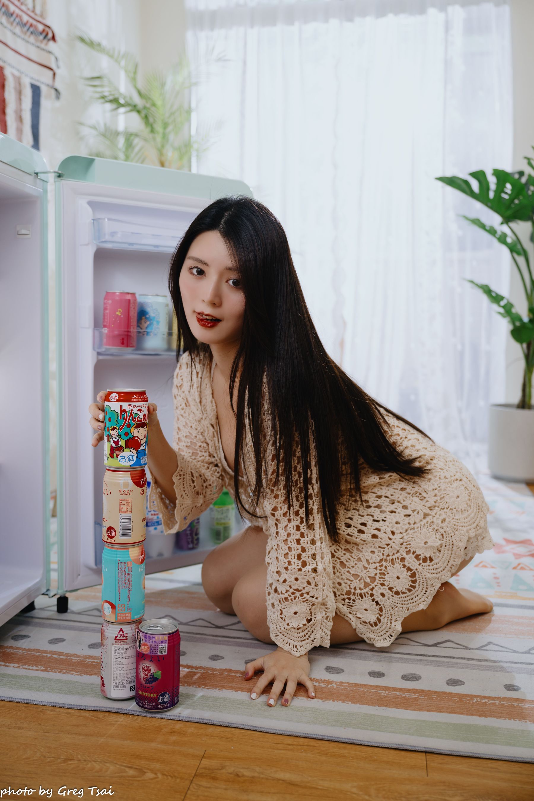 筱筱 - 休闲居家棚拍/(100P)