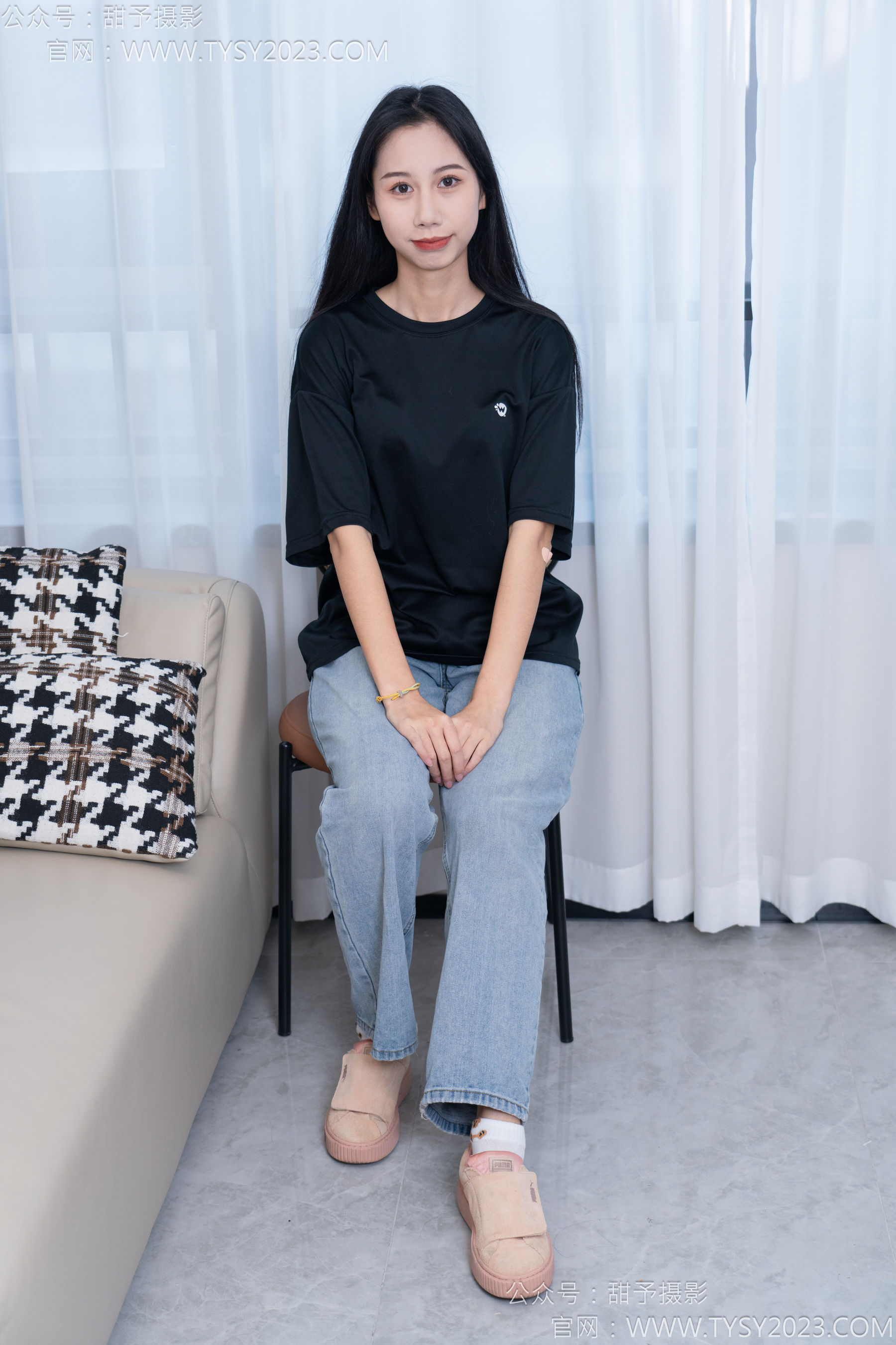 甜予摄影 No.163 娃娃 - 板鞋、白棉袜、裸足/(130P)
