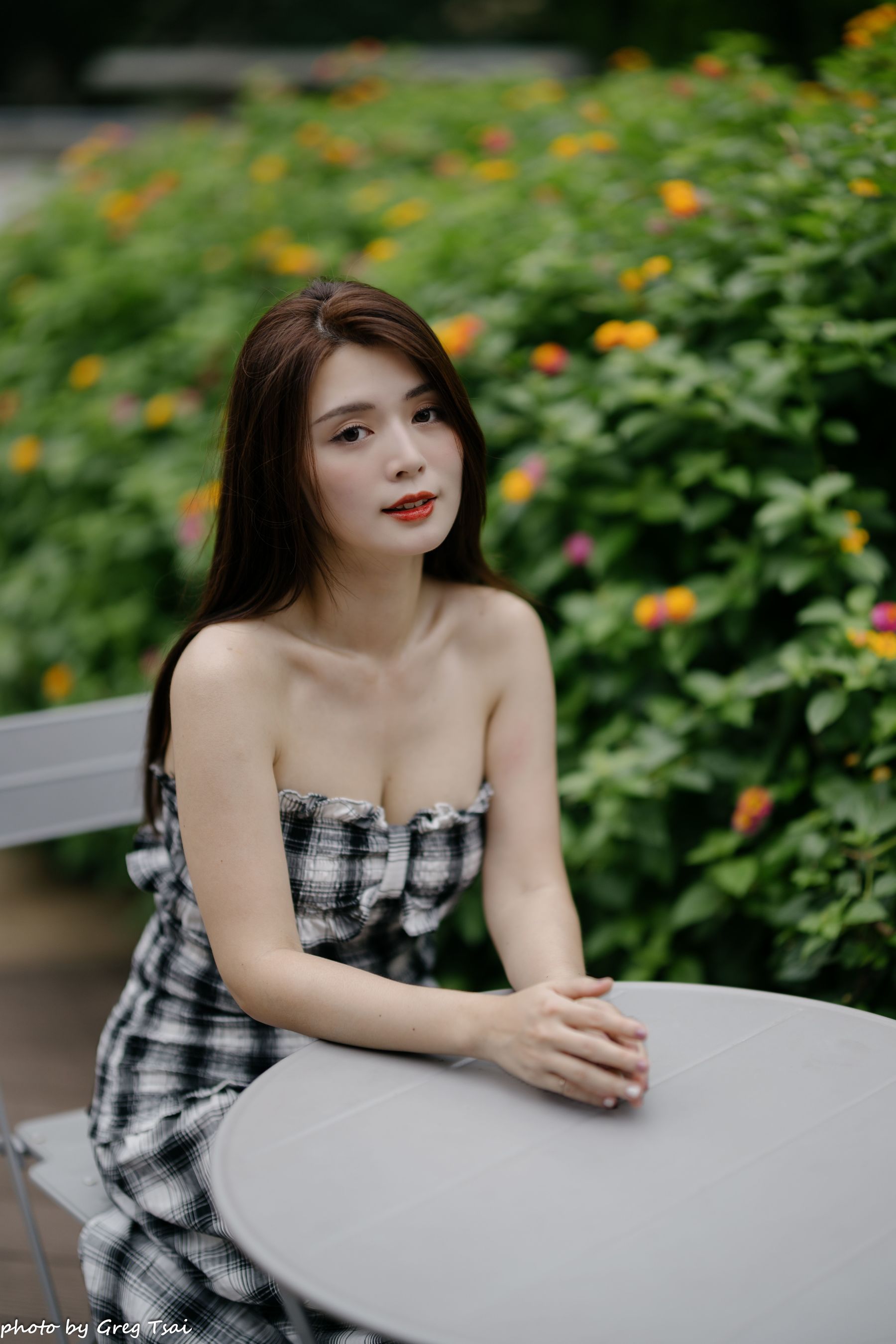 筱筱 - 桃园 格子裙/(119P)