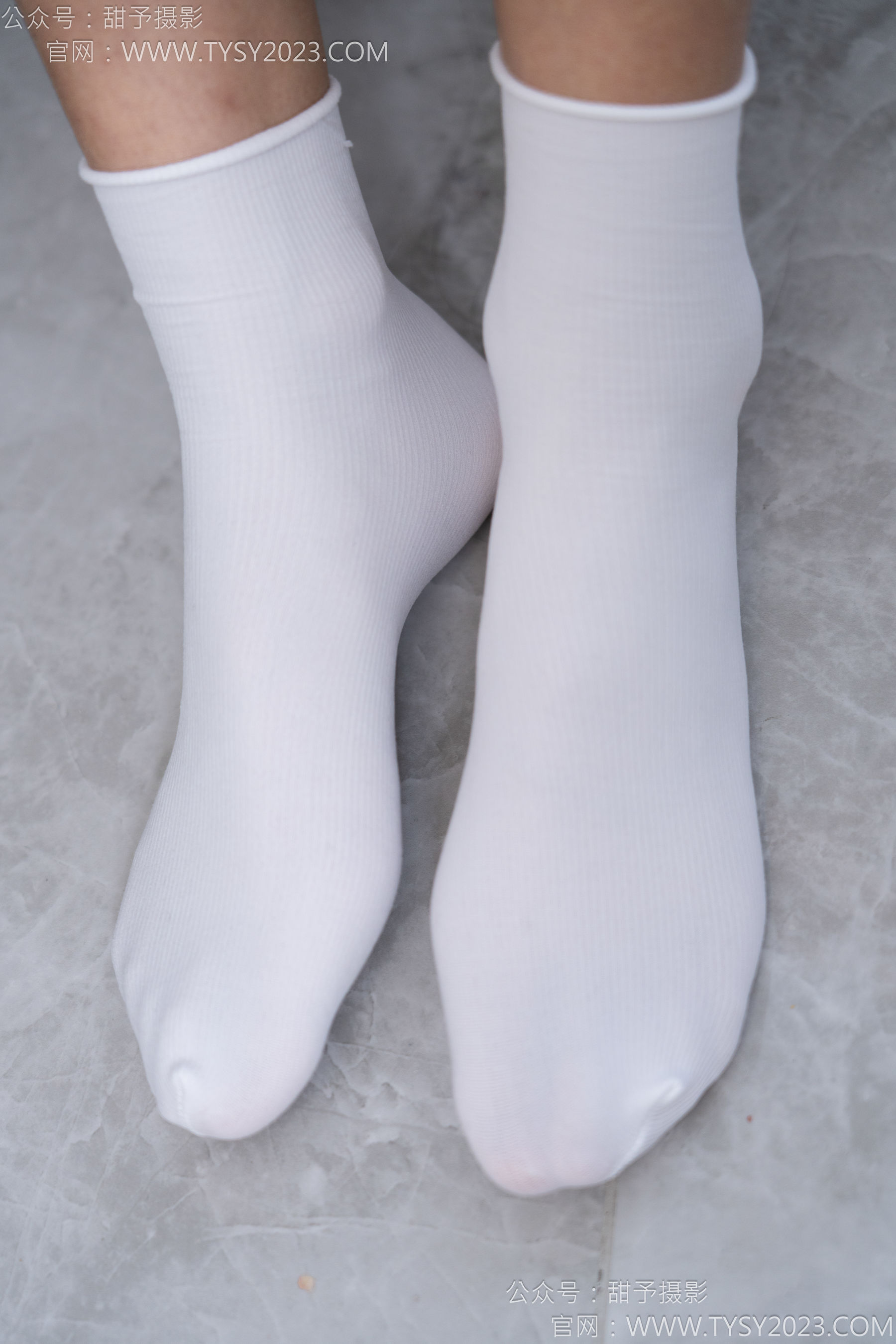 甜予摄影 No.186 娃娃 - 帆布鞋、白棉袜、裸足/(129P)