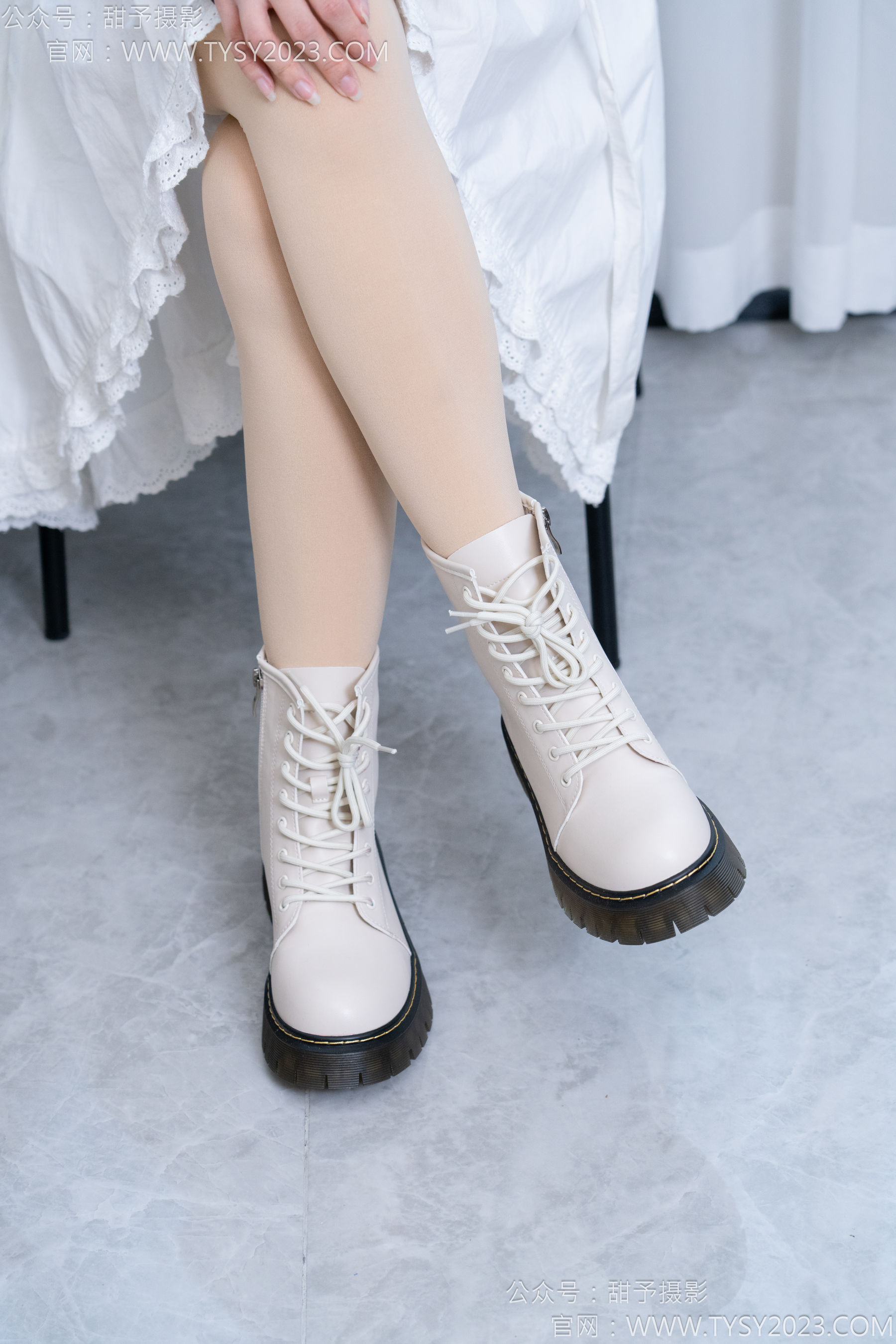 甜予摄影 No.180 贝壳 - 平底鞋、短靴、厚肉丝/(135P)