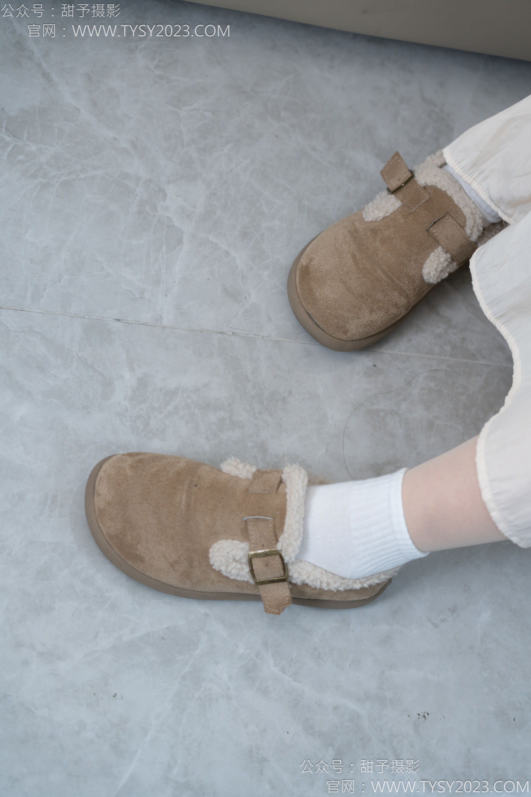 甜予摄影 No.173 小葵 - 棉鞋、白棉袜、薄肉丝/(135P)