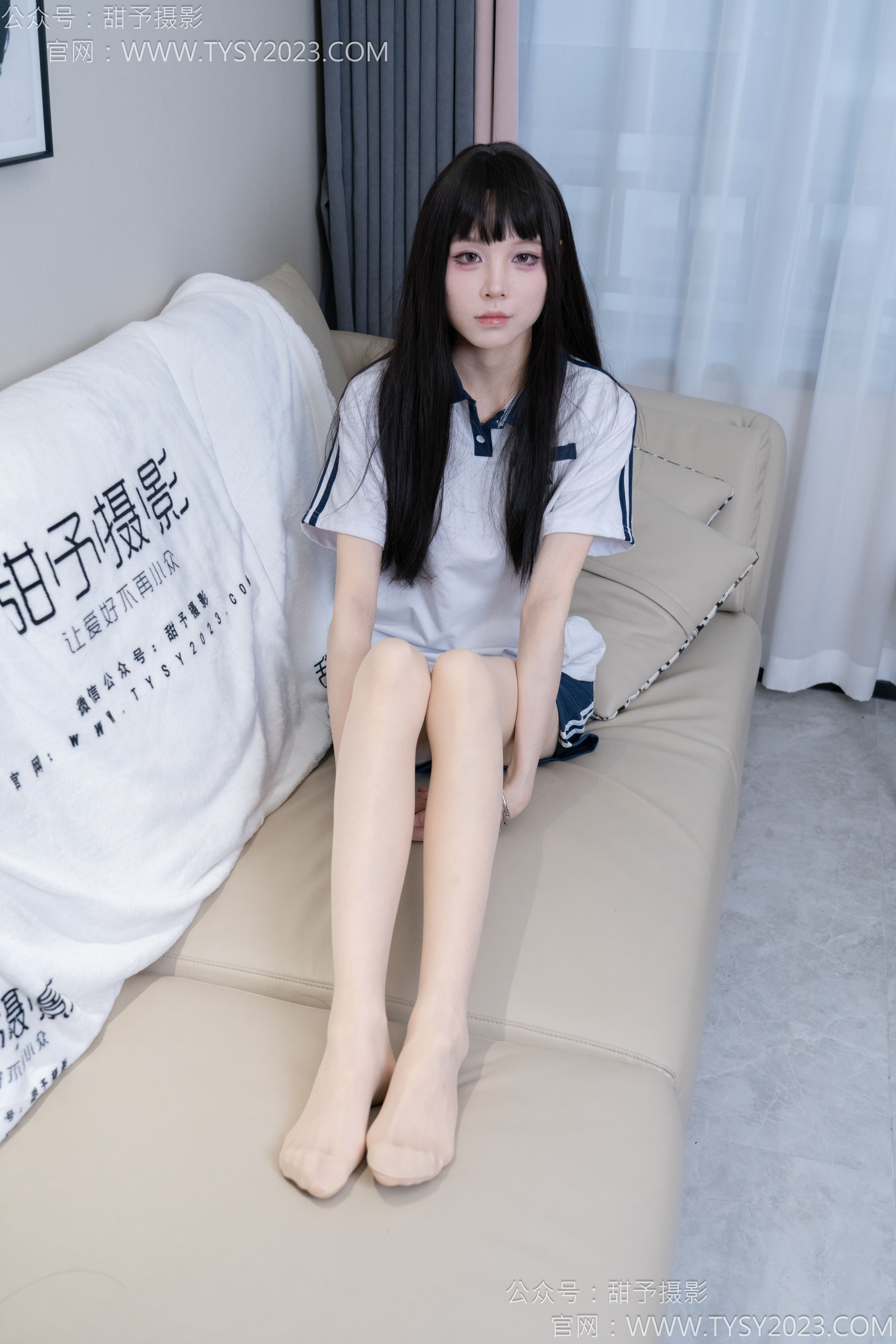 甜予摄影 No.176 珞珞 - 板鞋、薄肉丝/(134P)