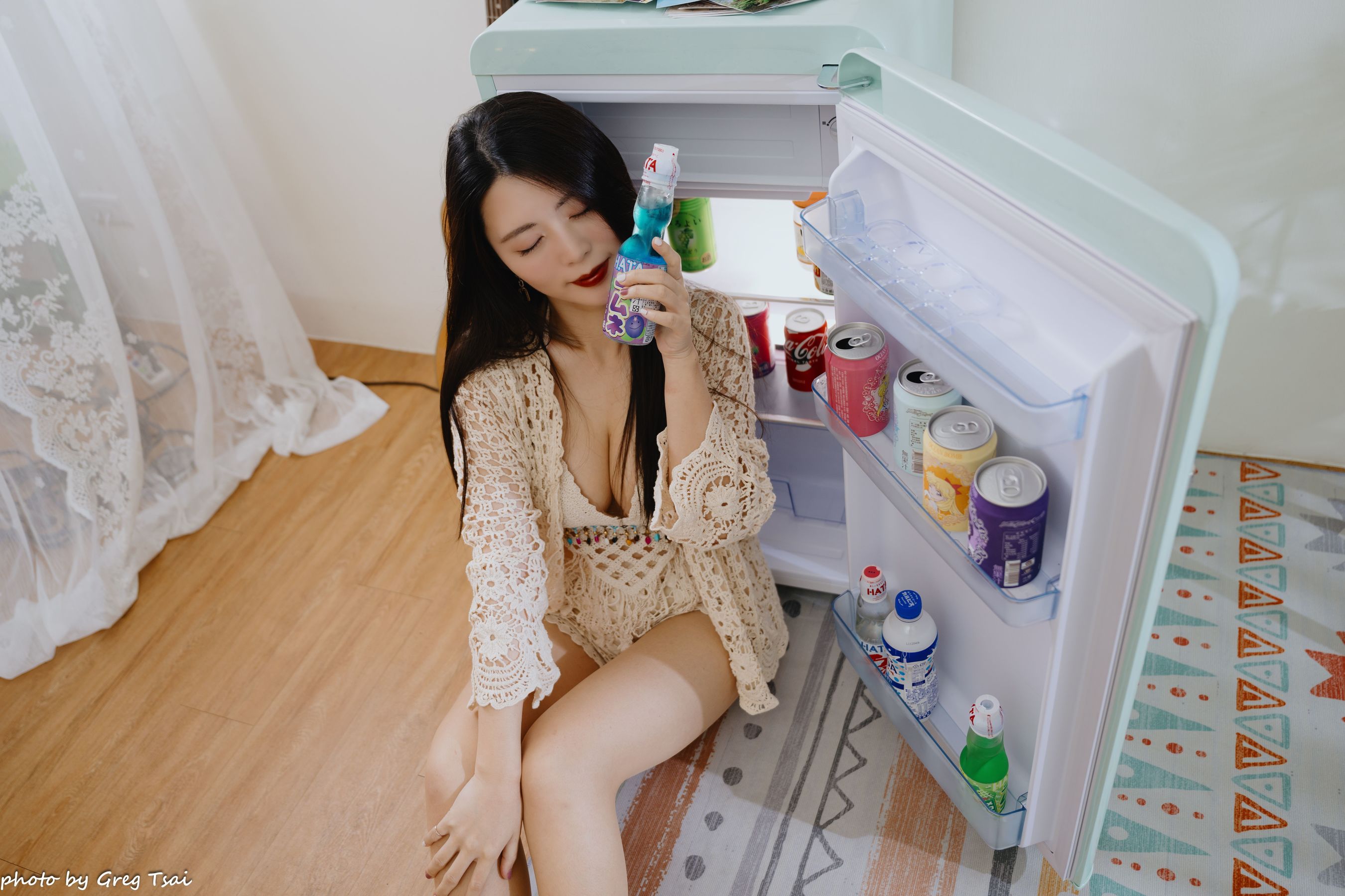 筱筱 - 休闲居家棚拍/(100P)