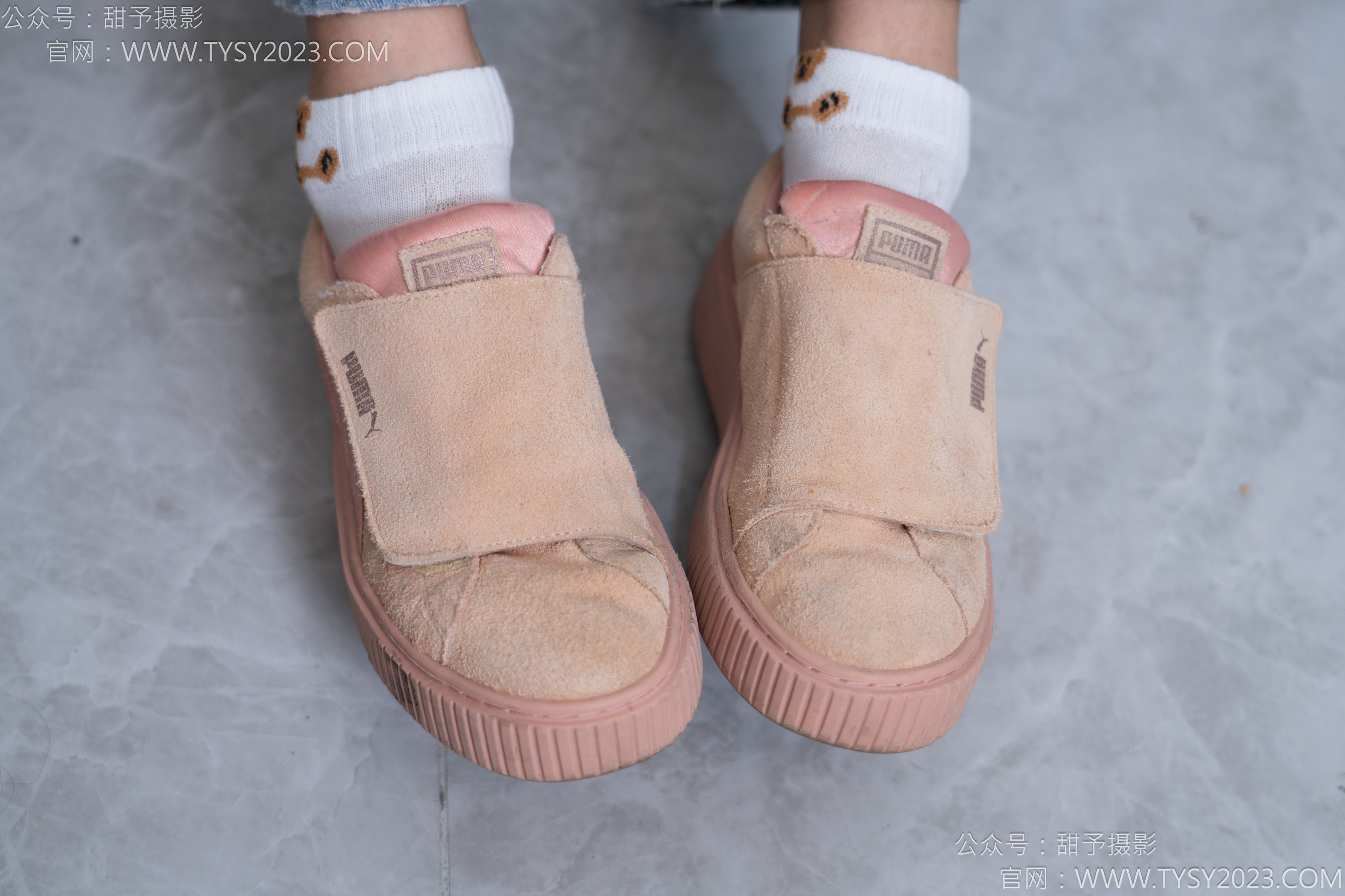 甜予摄影 No.163 娃娃 - 板鞋、白棉袜、裸足/(130P)