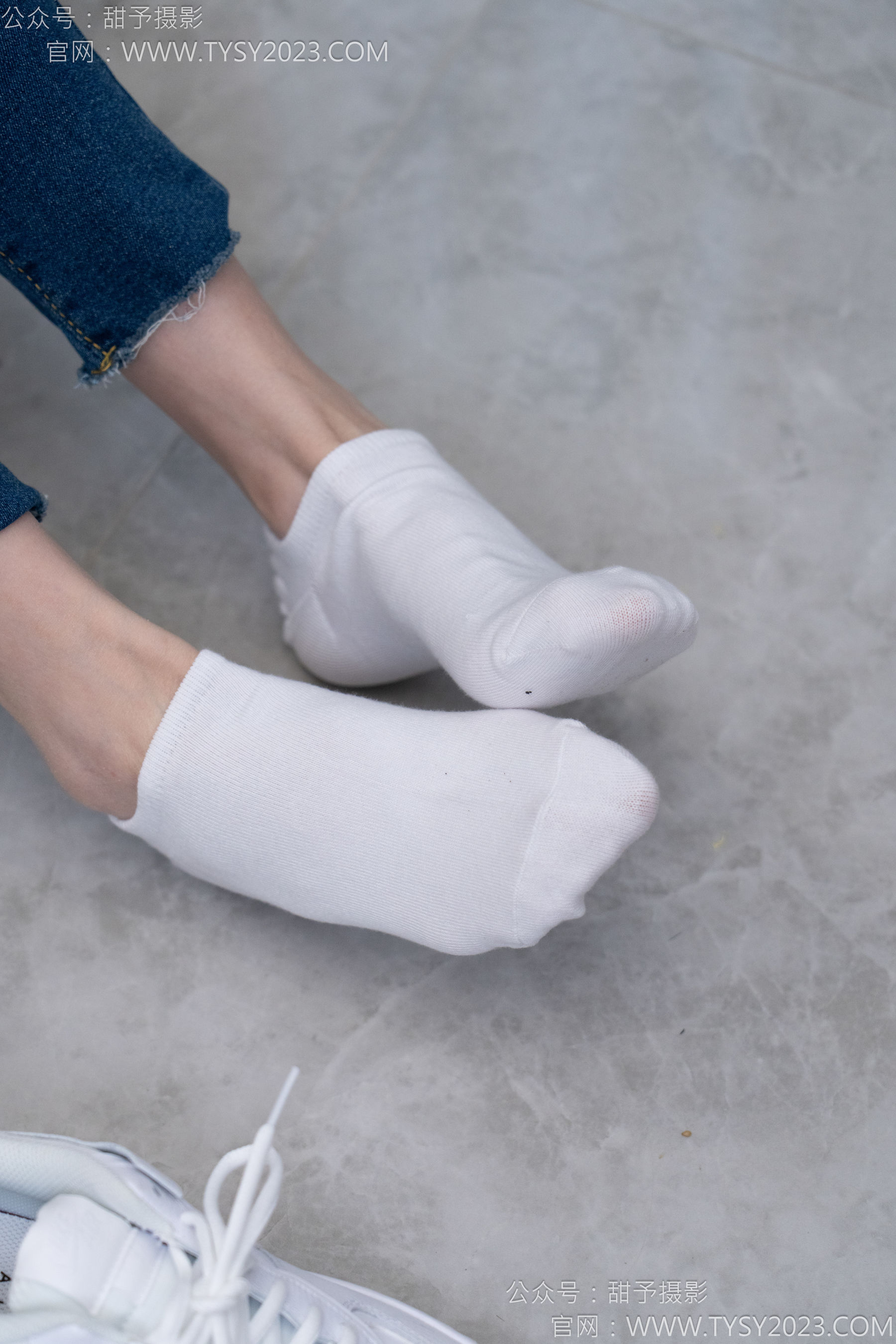 甜予摄影 No.179 珞珞 - 高跟鞋、板鞋、人字拖、白棉袜/(129P)