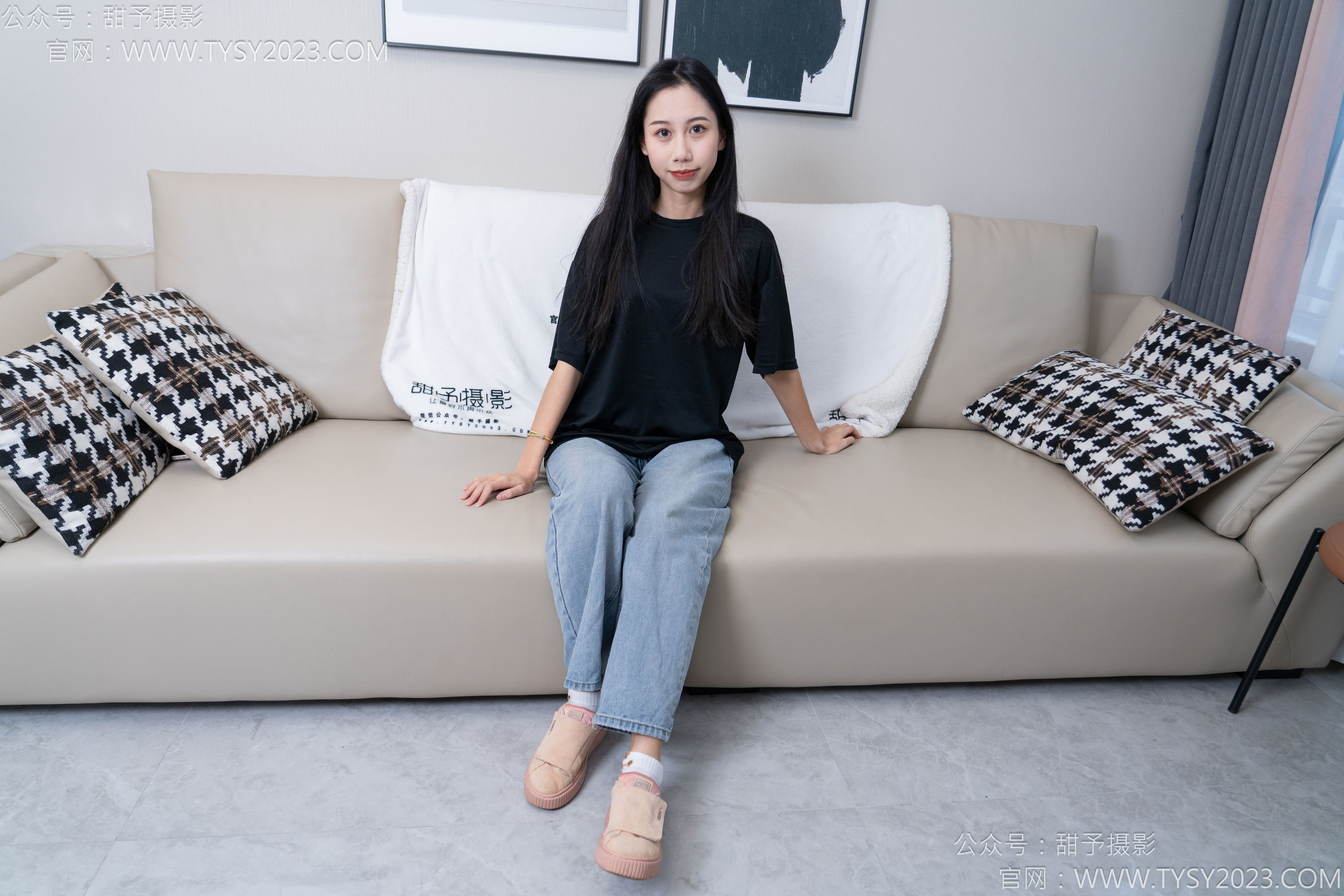 甜予摄影 No.163 娃娃 - 板鞋、白棉袜、裸足/(130P)